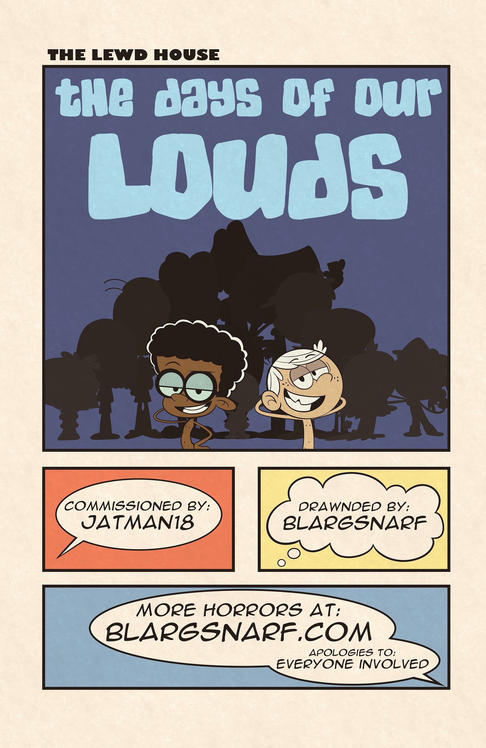 The Days Of Our Louds (The Loud House) [Blargsnarf] 1 . The Days Of Our Louds - Chapter 1 (The Loud House) [Blargsnarf] – page 1