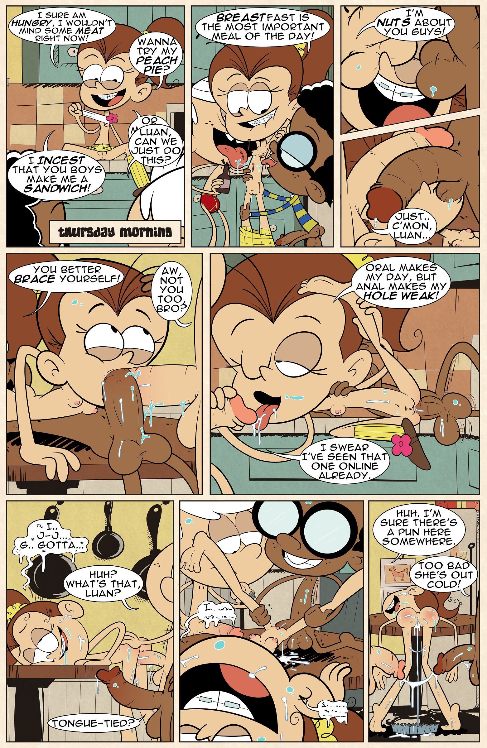 The Days Of Our Louds (The Loud House) [Blargsnarf] 1 . The Days Of Our Louds - Chapter 1 (The Loud House) [Blargsnarf] – page 8