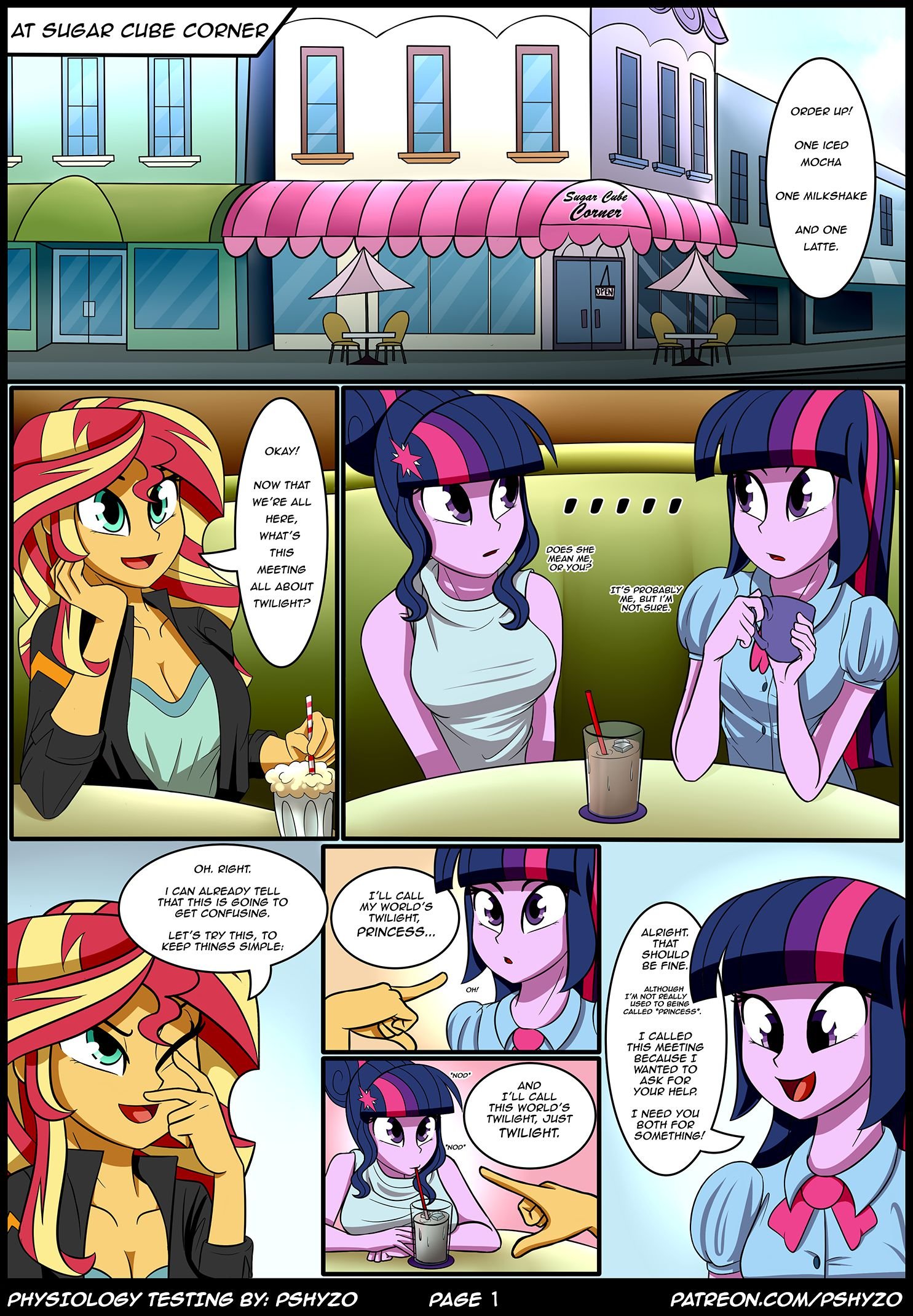 Physiology Testing (My Little Pony – Equestria Girls) [Pshyzo] 1 . Physiology Testing - Chapter 1 (My Little Pony - Equestria Girls) [Pshyzo] – page 2