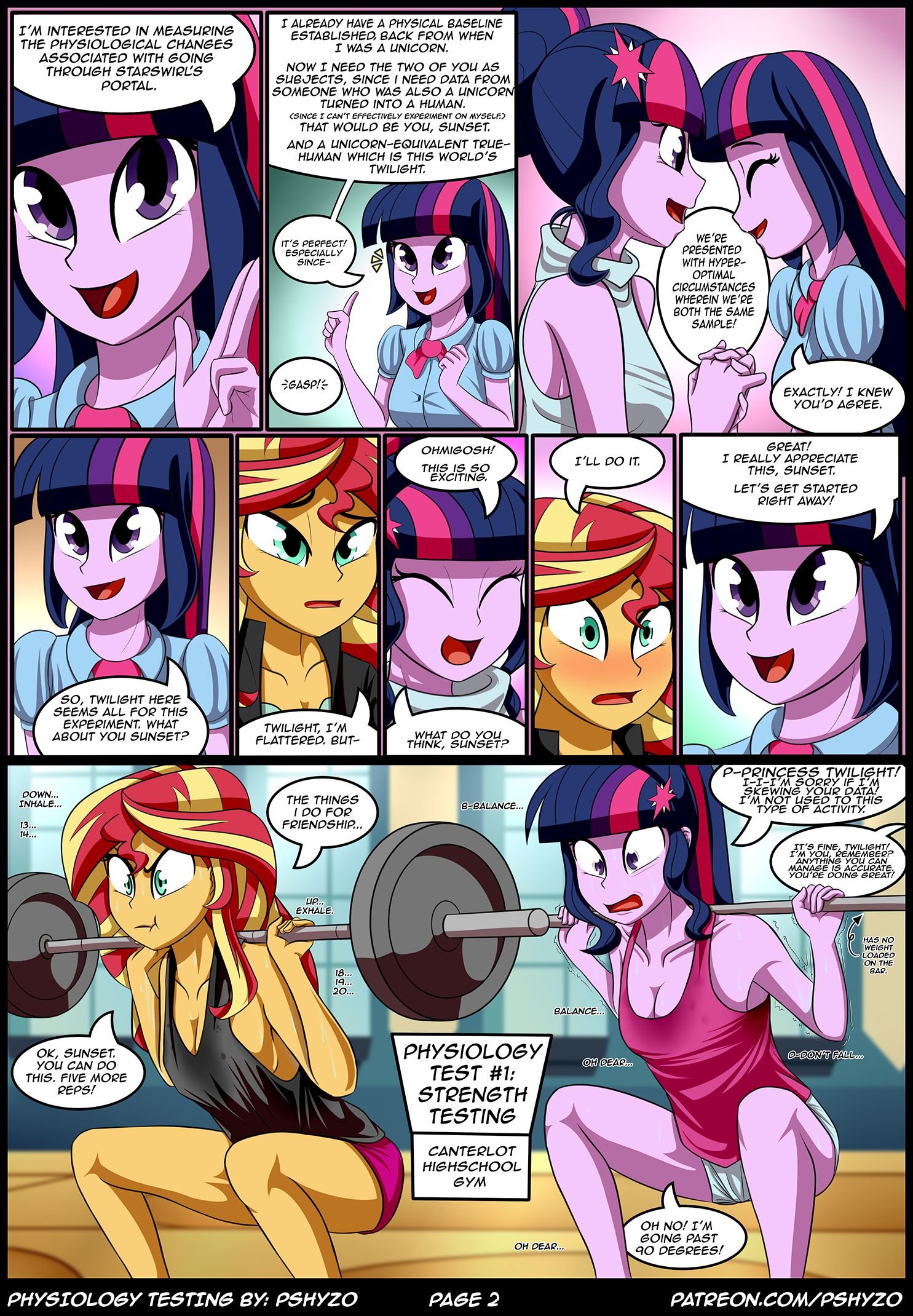 Physiology Testing (My Little Pony – Equestria Girls) [Pshyzo] 1 . Physiology Testing - Chapter 1 (My Little Pony - Equestria Girls) [Pshyzo] – page 3