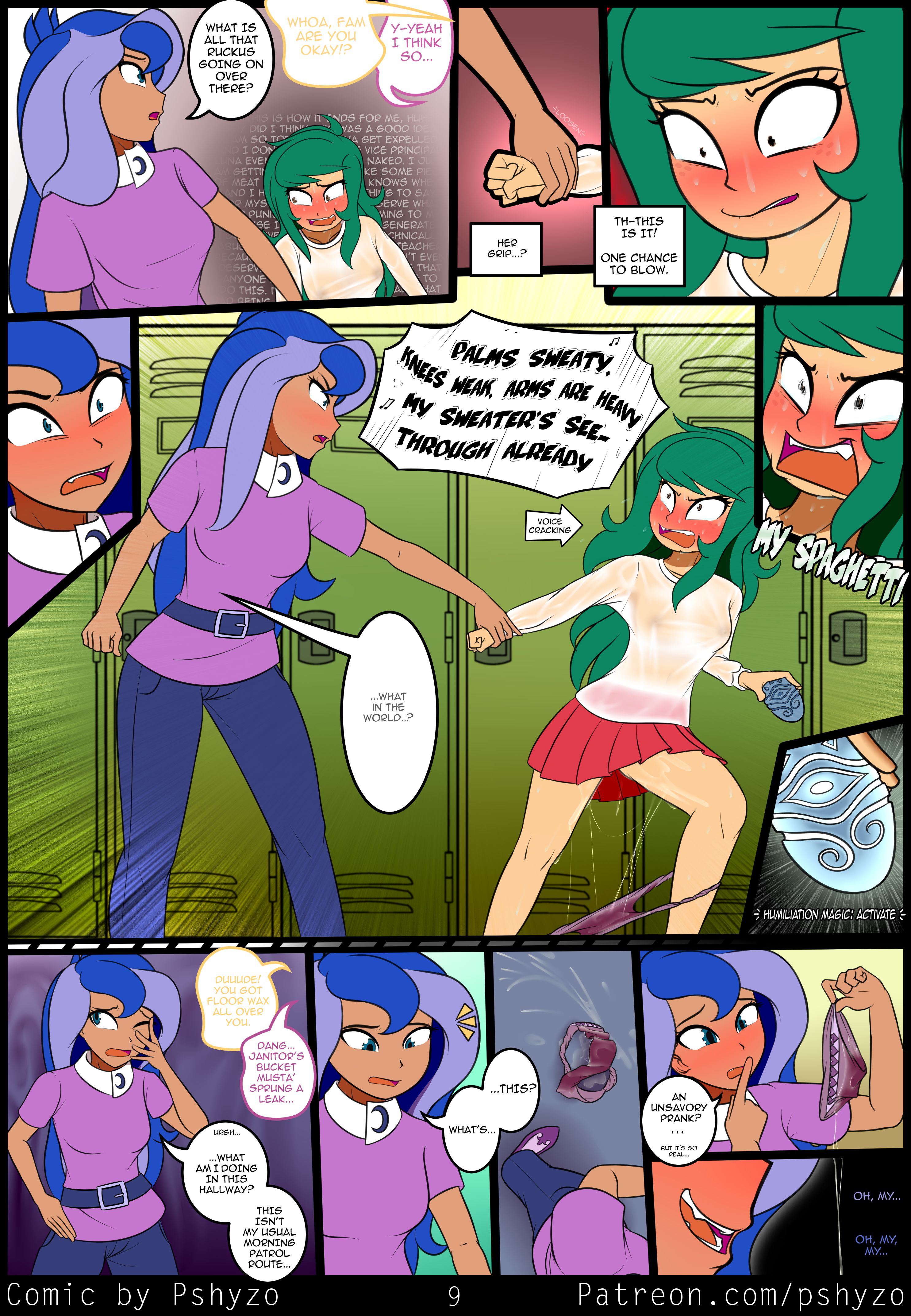 Scopophilia Study (My Little Pony – Equestria Girls) [Pshyzo] 1.5 . Scopophilia Study - Human Variant - Chapter 1 (My Little Pony - Equestria Girls) [Pshyzo] – page 10
