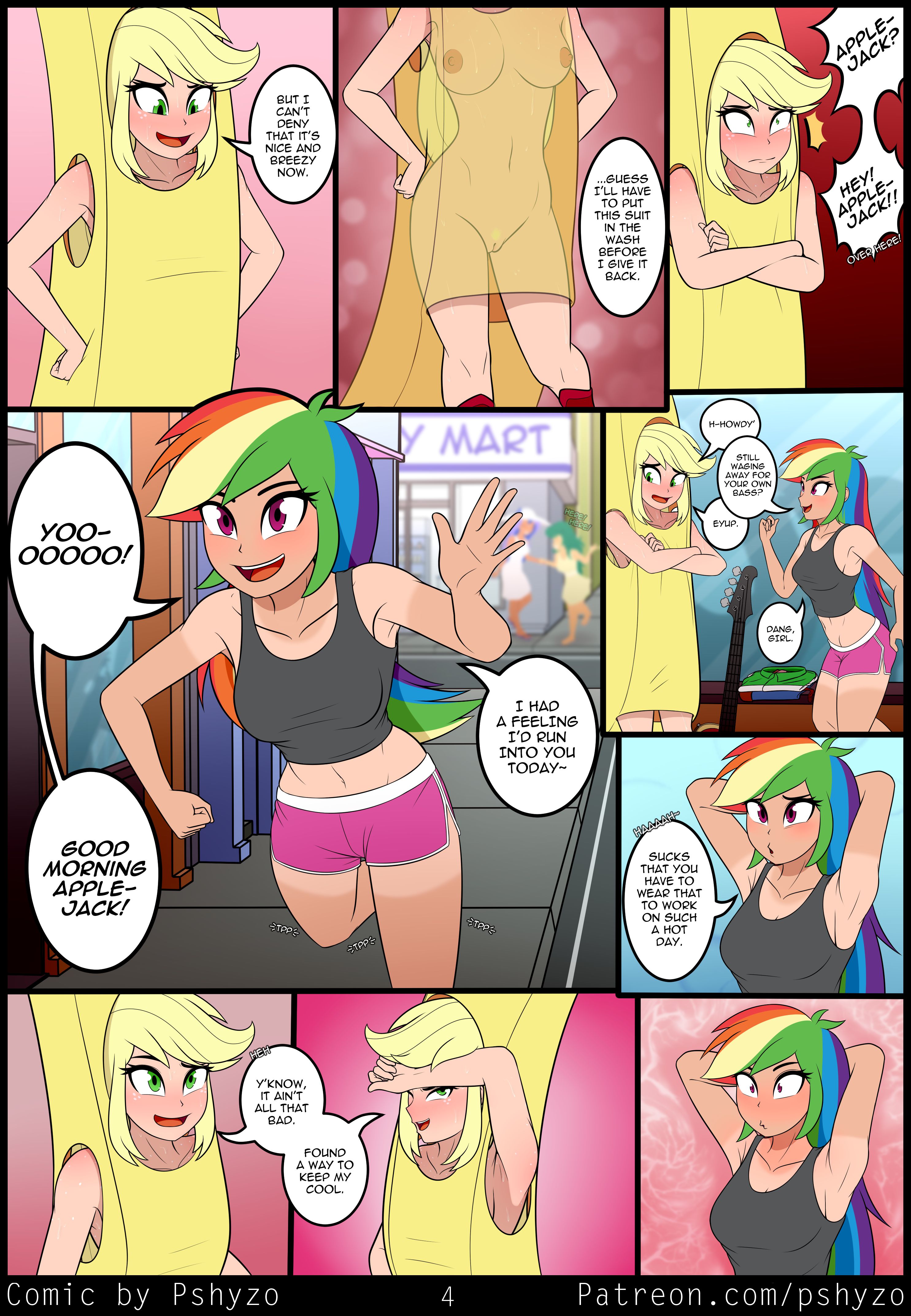 Heat Transfer (My Little Pony – Equestria Girls) [Pshyzo] 1.5 . Heat Transfer - Human Variant - Chapter 1 (My Little Pony - Equestria Girls) [Pshyzo] – page 5