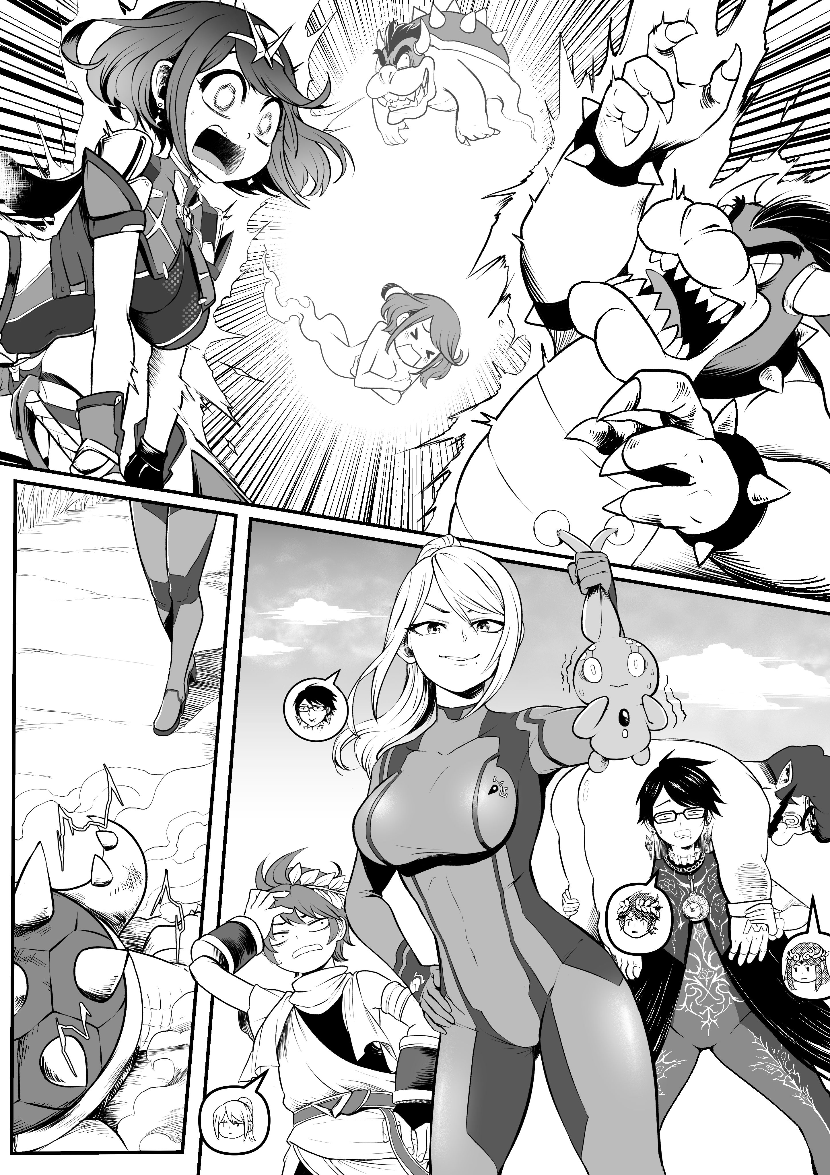 Bayonetta’s Night Out (Smash Bros) [TSFSingularity] 4 . Switch Time! - Chapter 3 (Smash Bros) [TSFSingularity] – page 28