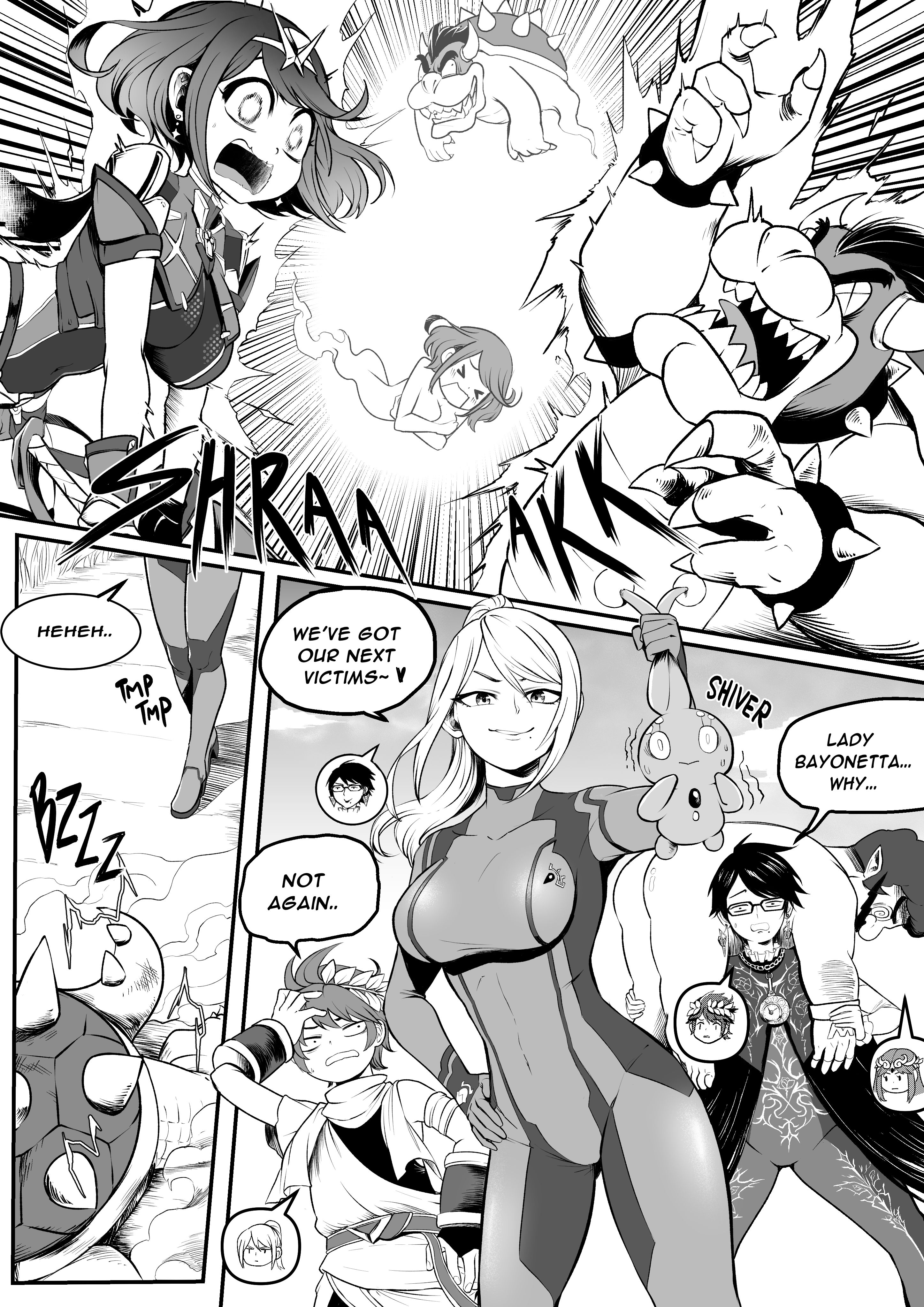 Bayonetta’s Night Out (Smash Bros) [TSFSingularity] 4 . Switch Time! - Chapter 3 (Smash Bros) [TSFSingularity] – page 3