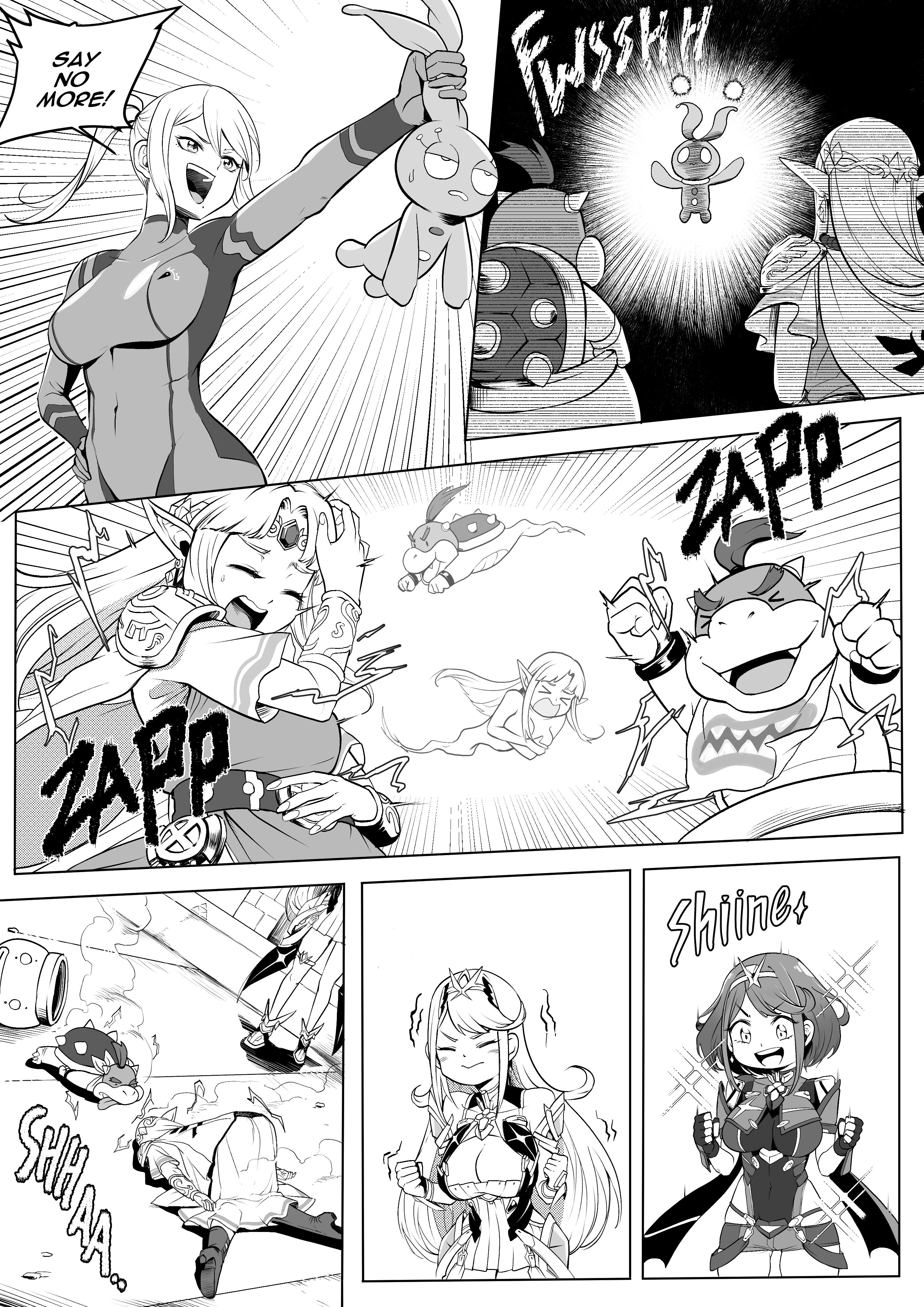 Bayonetta’s Night Out (Smash Bros) [TSFSingularity] 5 . Switch Time! - Chapter 4 (Smash Bros) [TSFSingularity] – page 5