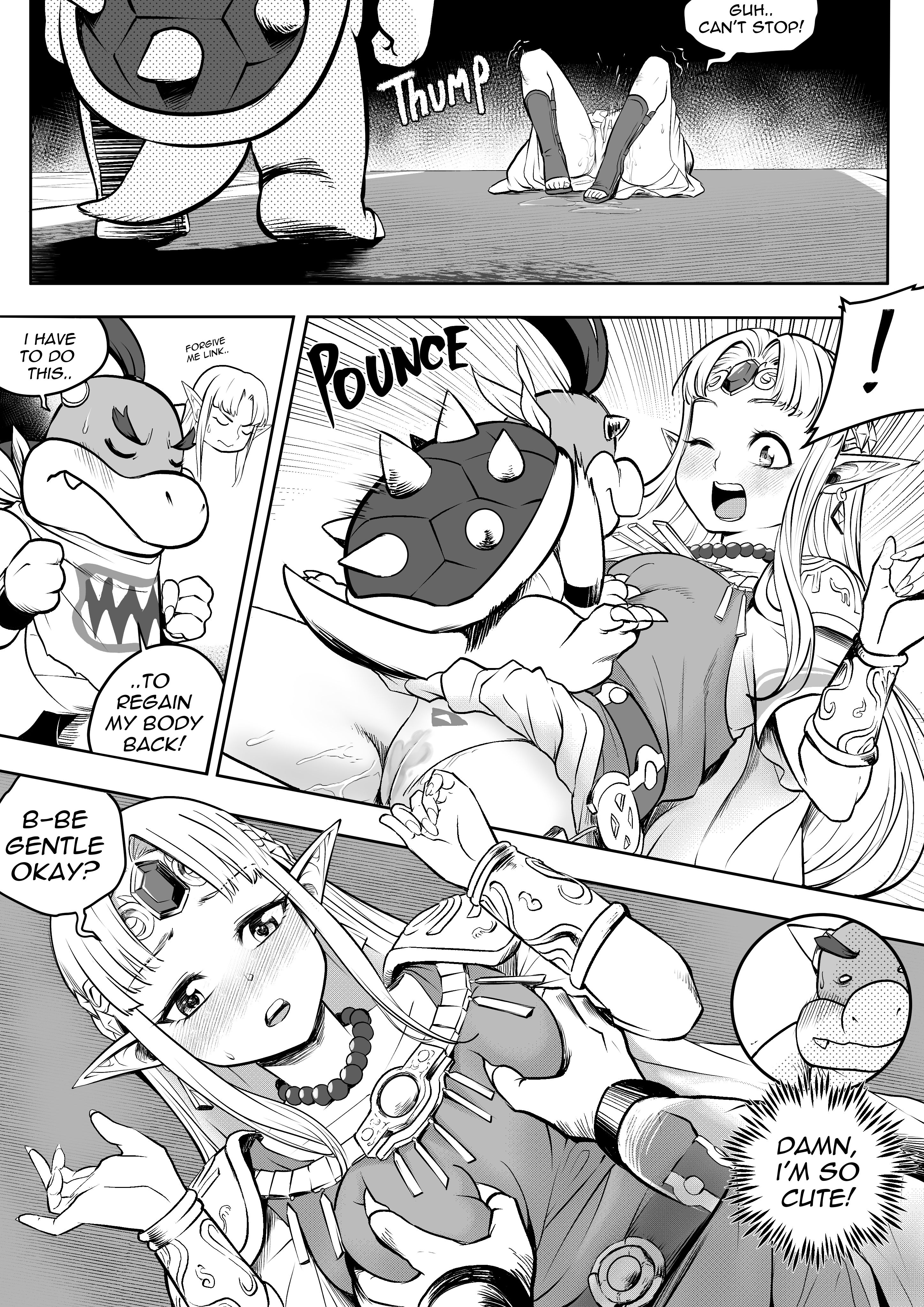 Bayonetta’s Night Out (Smash Bros) [TSFSingularity] 5 . Switch Time! - Chapter 4 (Smash Bros) [TSFSingularity] – page 9