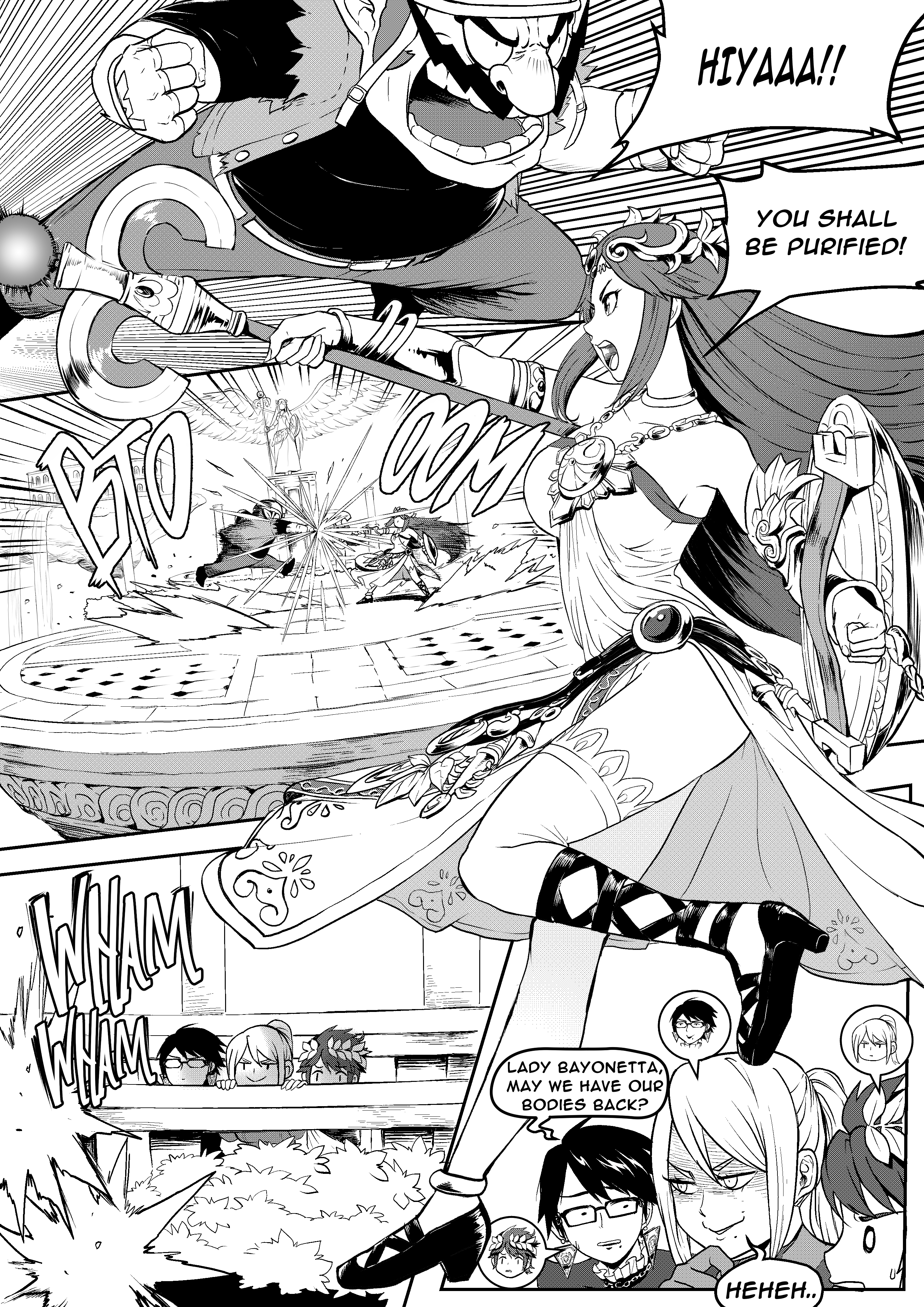 Bayonetta’s Night Out (Smash Bros) [TSFSingularity] 3 . Switch Time! - Chapter 2 (Smash Bros) [TSFSingularity] – page 3