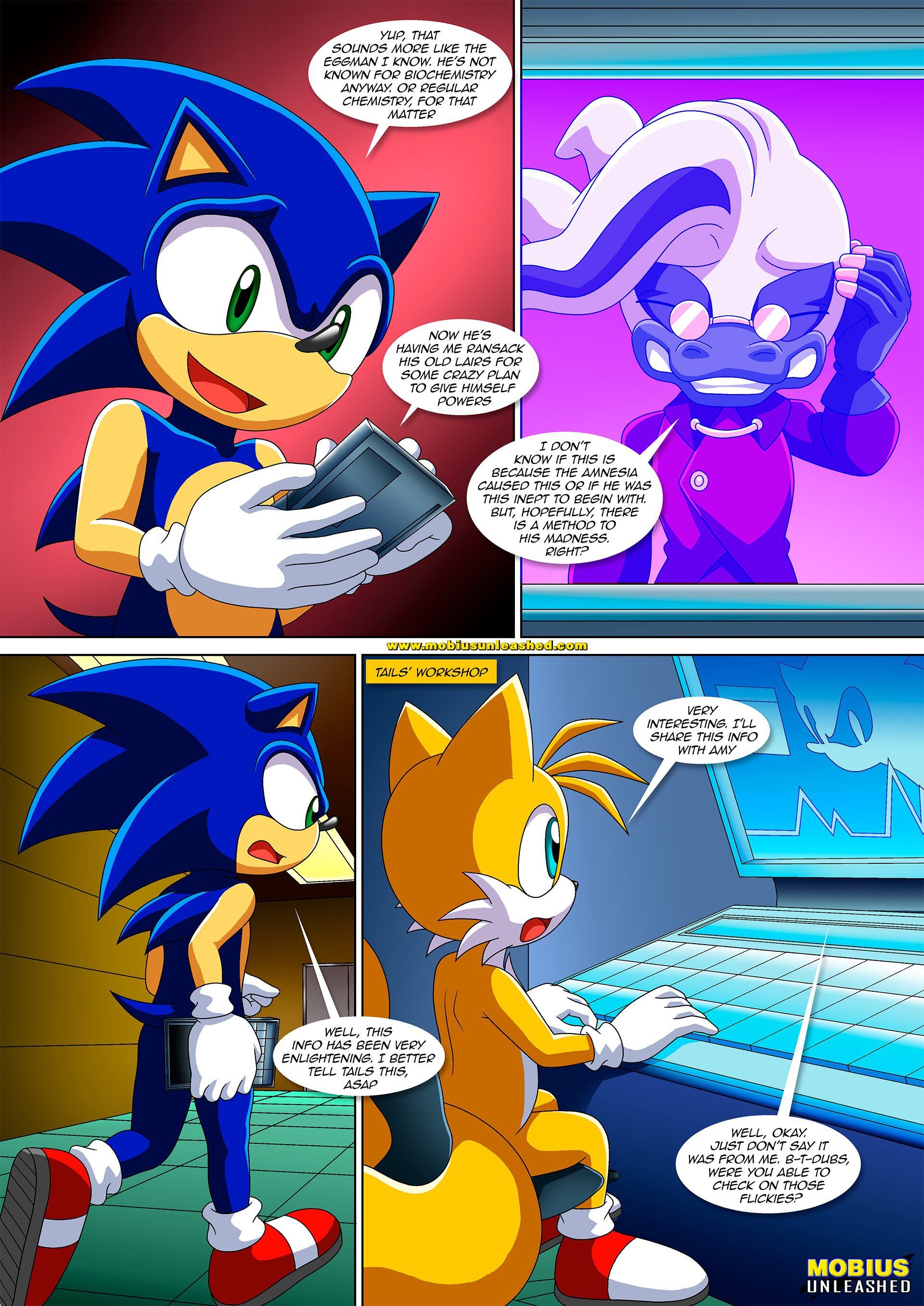 The Mayhem of the Kinky Virus (Sonic the Hedgehog) [Palcomix] 3 . The Mayhem of the Kinky Virus - Chapter 3 (Sonic the Hedgehog) [Palcomix] – page 21