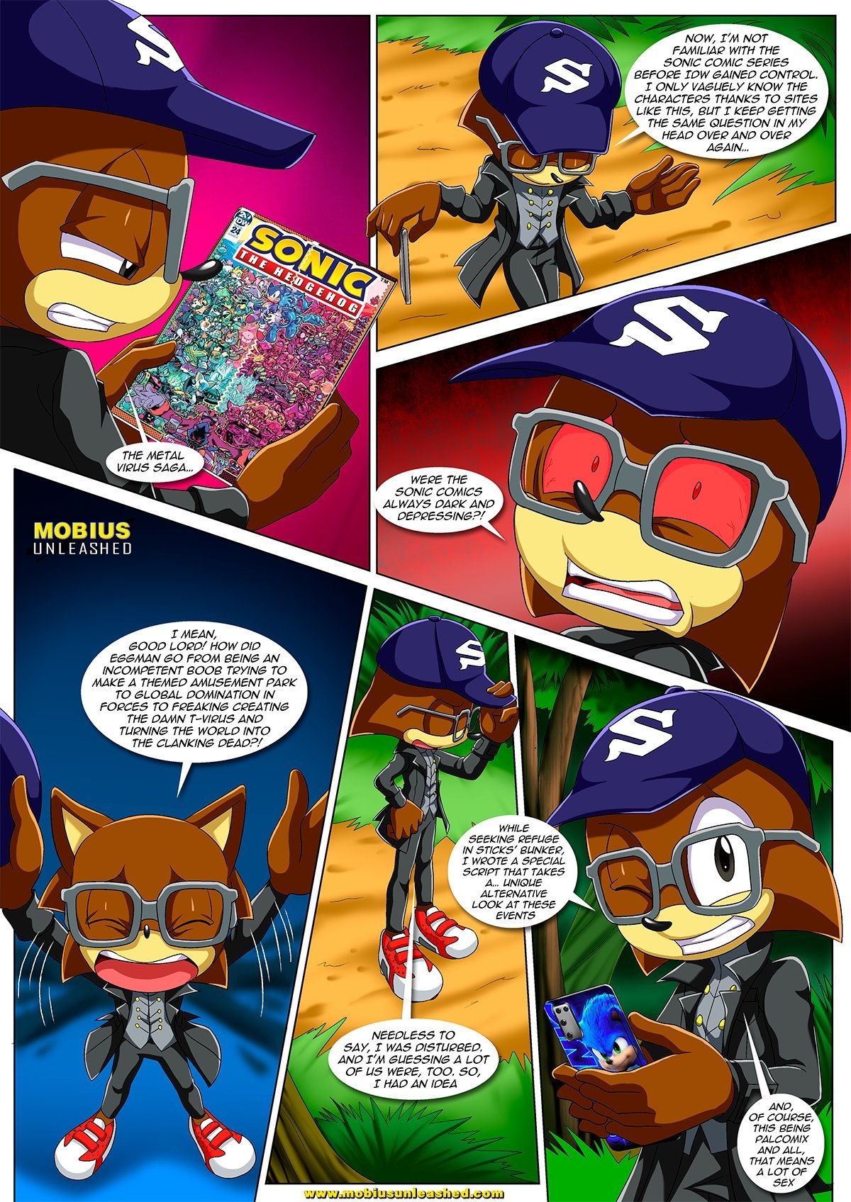 The Mayhem of the Kinky Virus (Sonic the Hedgehog) [Palcomix] 1 . The Mayhem of the Kinky Virus - Chapter 1 (Sonic the Hedgehog) [Palcomix] – page 3