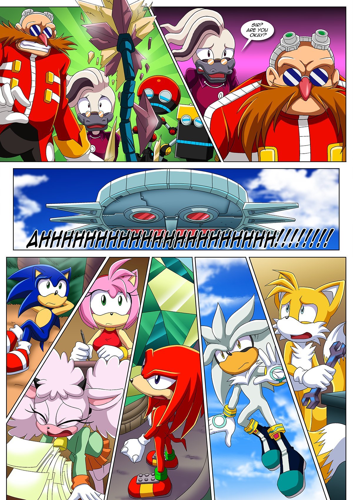 The Mayhem of the Kinky Virus (Sonic the Hedgehog) [Palcomix] 1 . The Mayhem of the Kinky Virus - Chapter 1 (Sonic the Hedgehog) [Palcomix] – page 7
