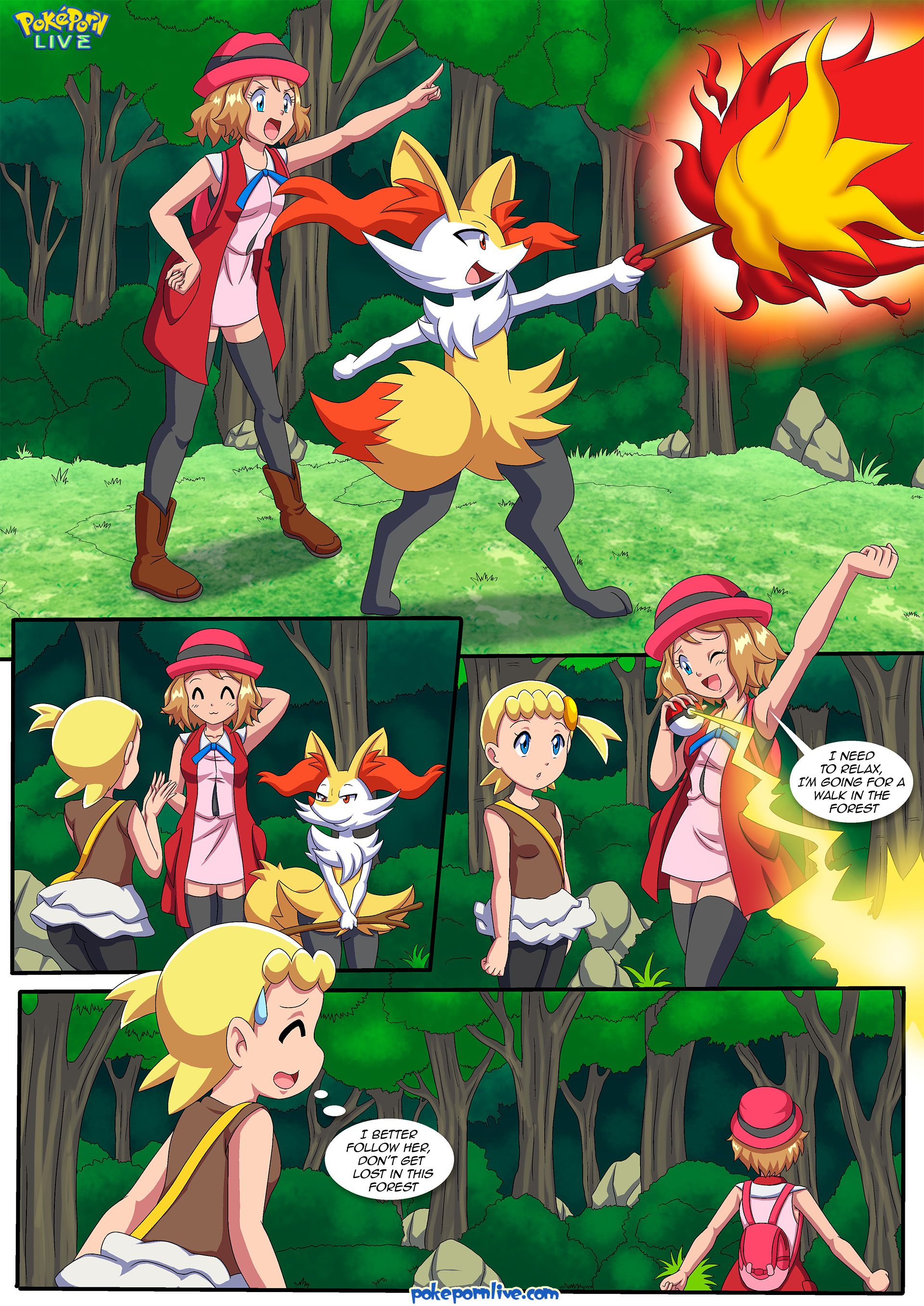 A Hot Break on the Forest (Pokemon) [Palcomix] 1 . A Hot Break on the Forest - Chapter 1 (Pokemon) [Palcomix] – page 2