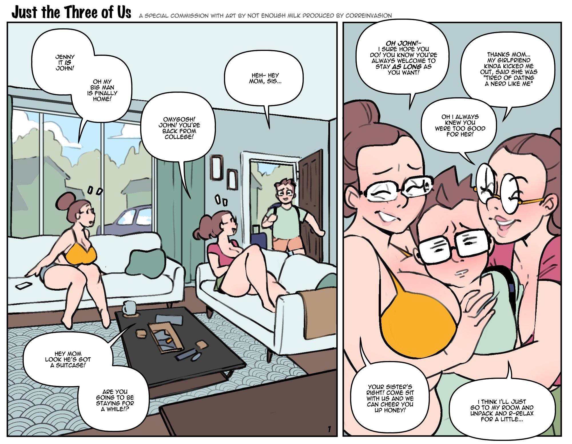 Just the three of us [NotEnoughMilk] 1 . Just the three of us - Chapter 1 [NotEnoughMilk] – page 2