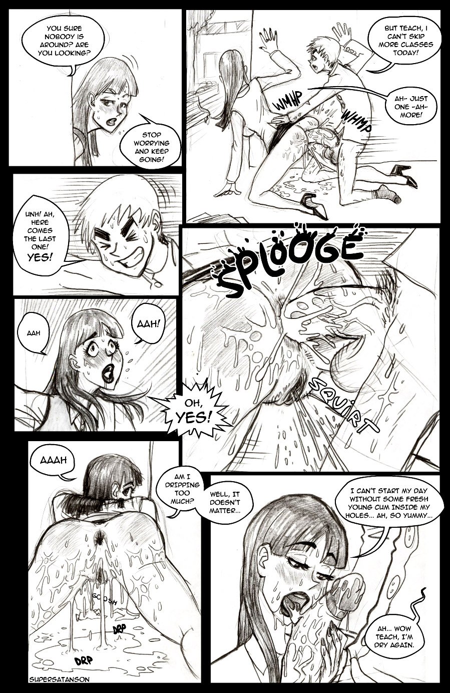 School Is Fun [SuperSatanSon] 1 . School Is Fun - Chapter 1 [SuperSatanSon] – page 1