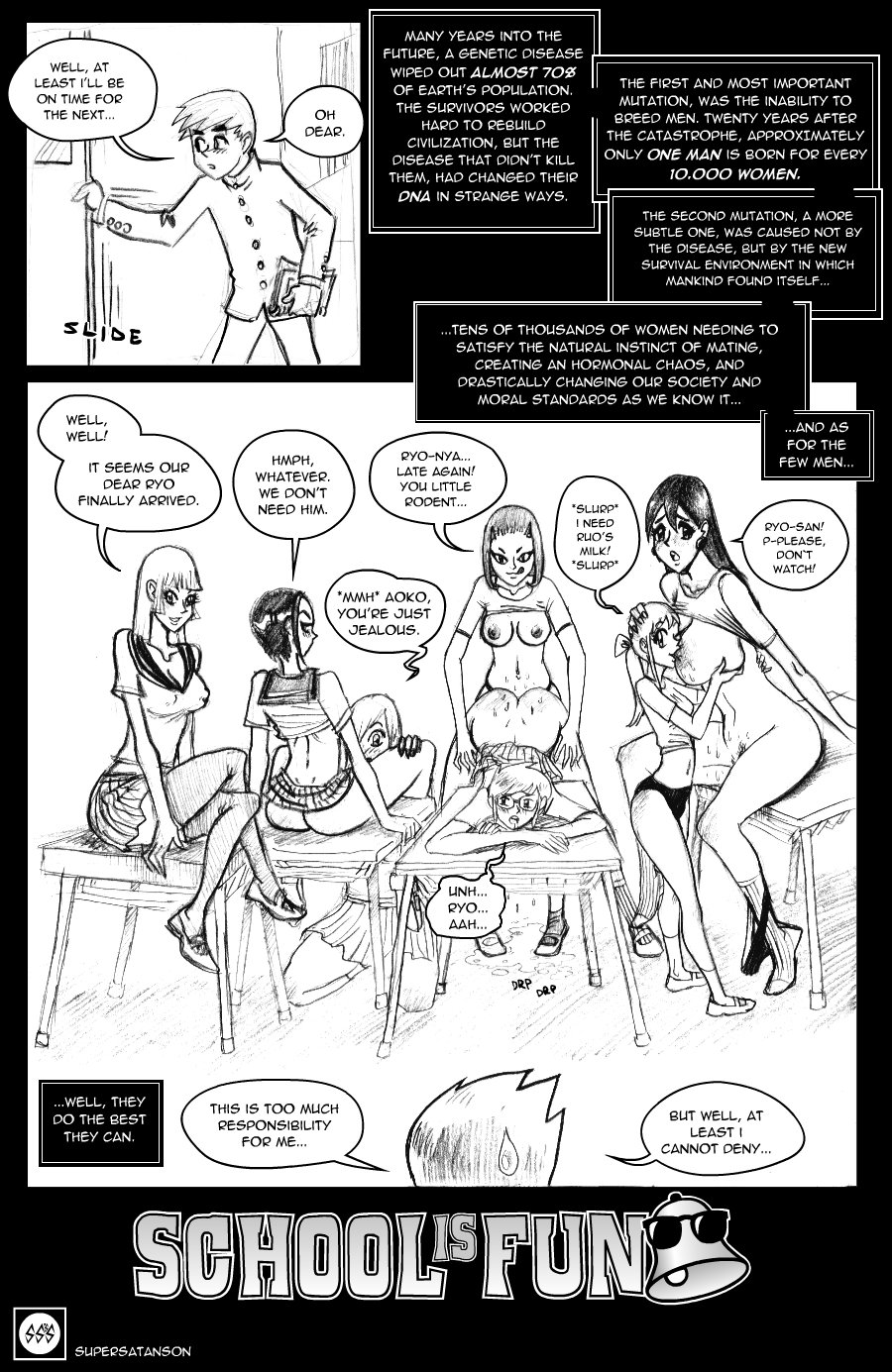 School Is Fun [SuperSatanSon] 1 . School Is Fun - Chapter 1 [SuperSatanSon] – page 4
