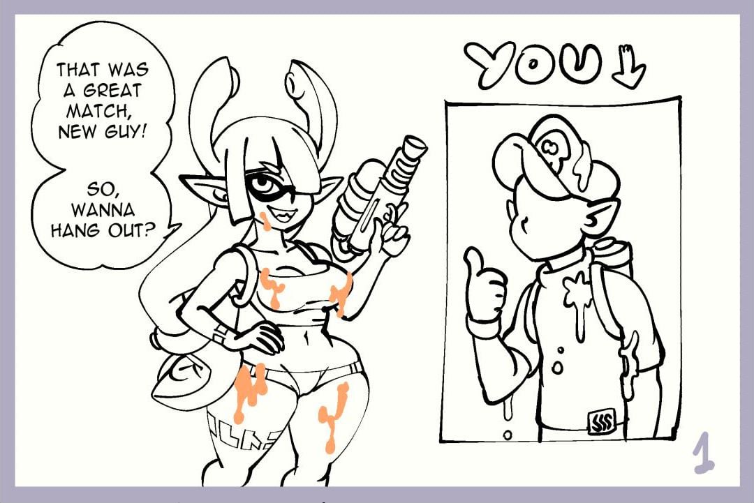 A Date With Squidna [SuperSatanSon] 1 . A Date With Squidna - Chapter 1 [SuperSatanSon] – page 1
