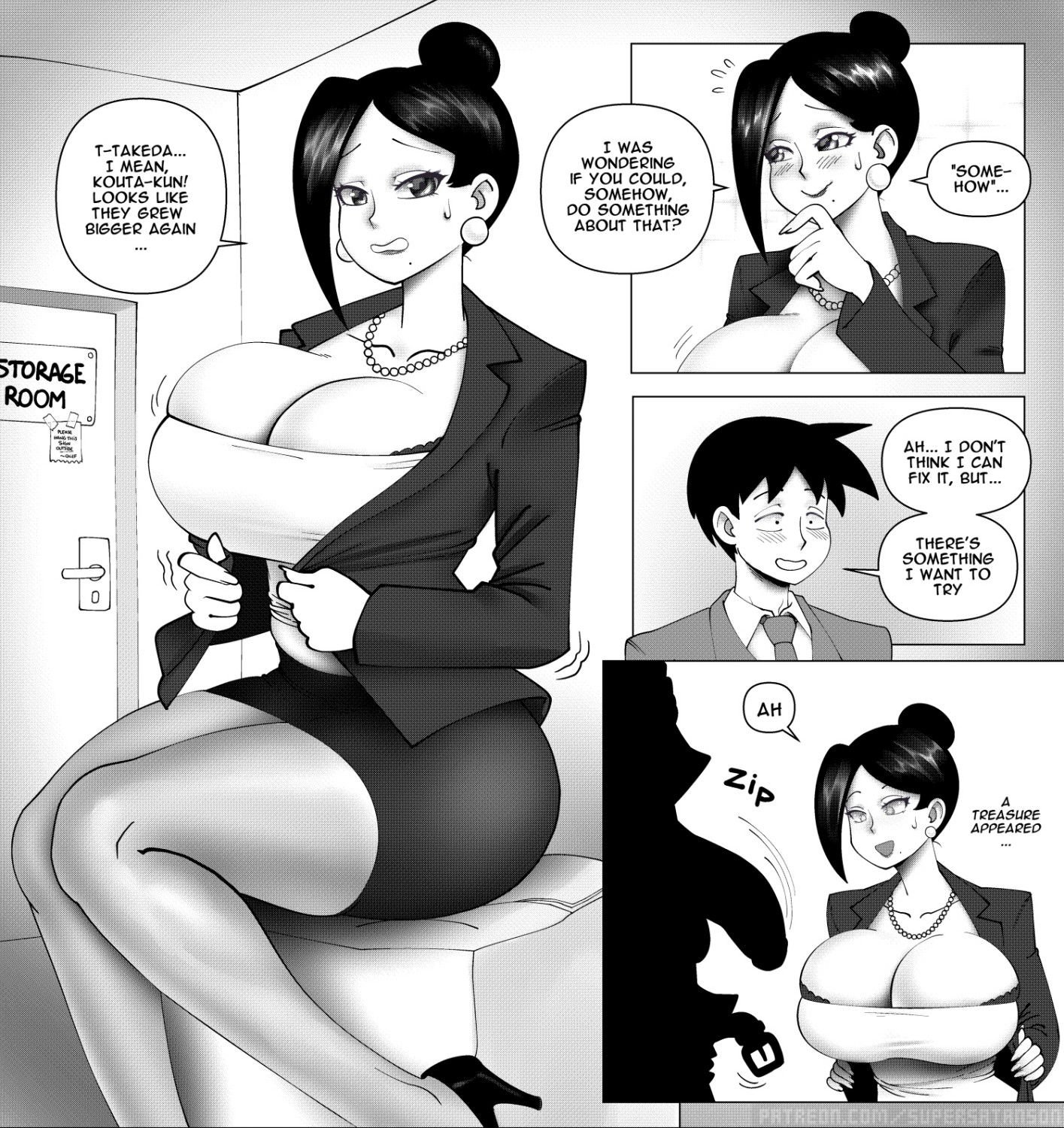 Business Suit Waifu Takizawa-san (Bijin Onna Joushi Takizawa-san) [SuperSatanSon] 1 . Business Suit Waifu Takizawa-san - Chapter 1 (Bijin Onna Joushi Takizawa-san) [SuperSatanSon] – page 3