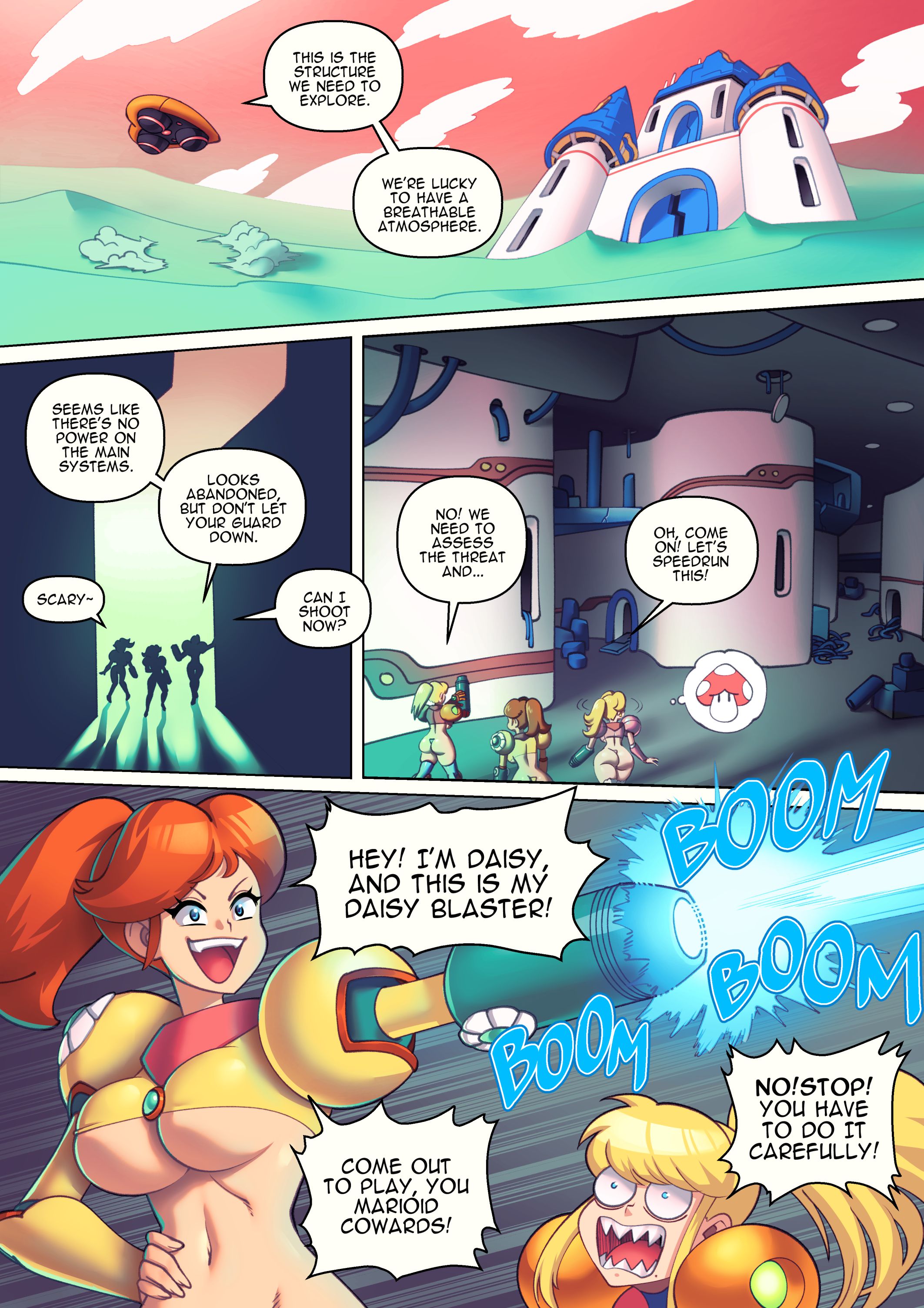 Super Marioid Comic (Mario , Metroid) [SuperSatanSon] 1 . Super Marioid Comic - Chapter 1 (Mario , Metroid) [SuperSatanSon] – page 9