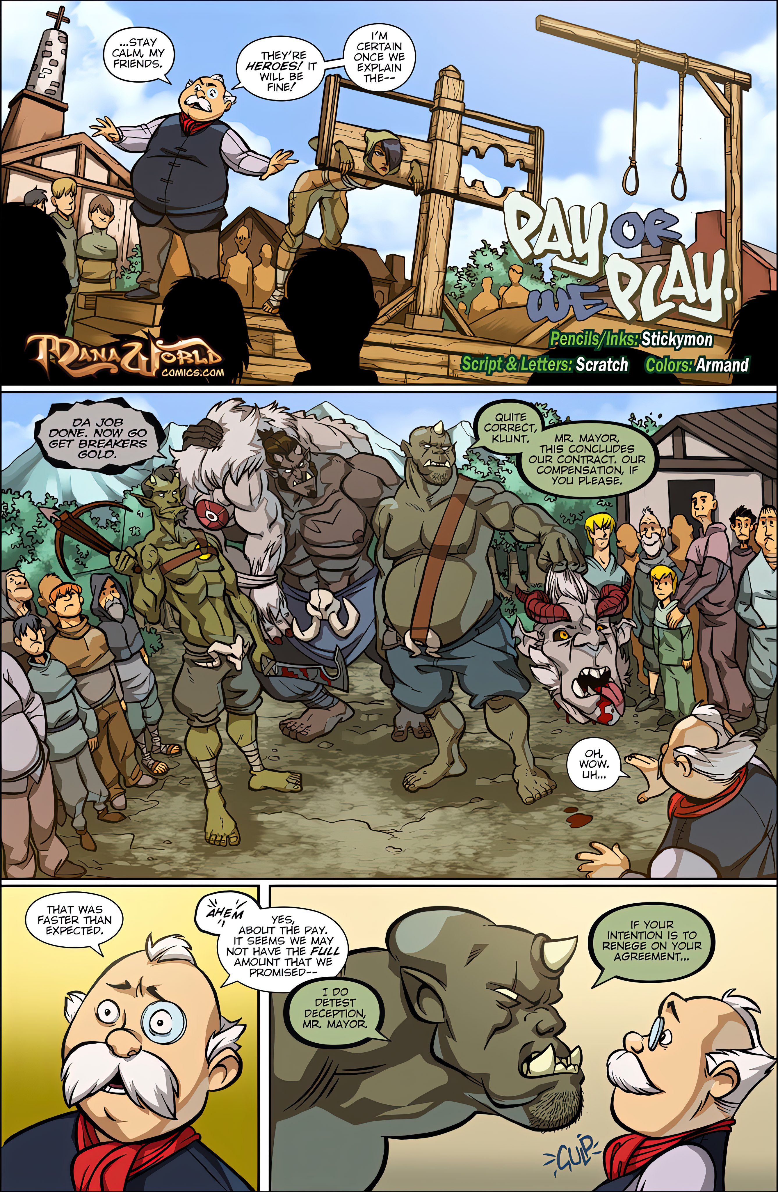 Pay or We Play [Mana World] 1 . Pay or We Play - Chapter 1 [Mana World] – page 1