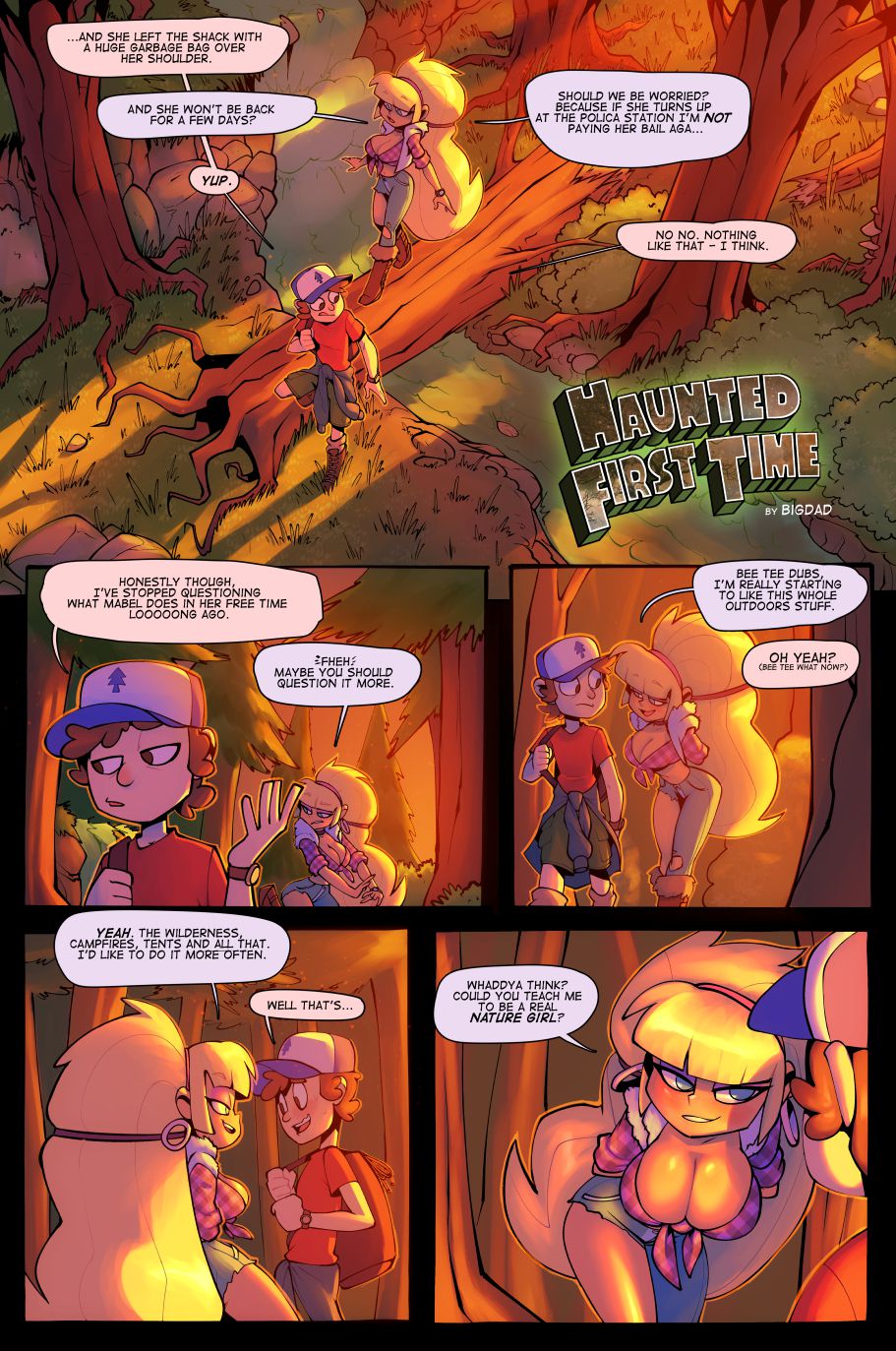 Haunted First Time (Gravity Falls) [BigDad] 1 . Haunted First Time - Chapter 1 (Gravity Falls) [BigDad] – page 1