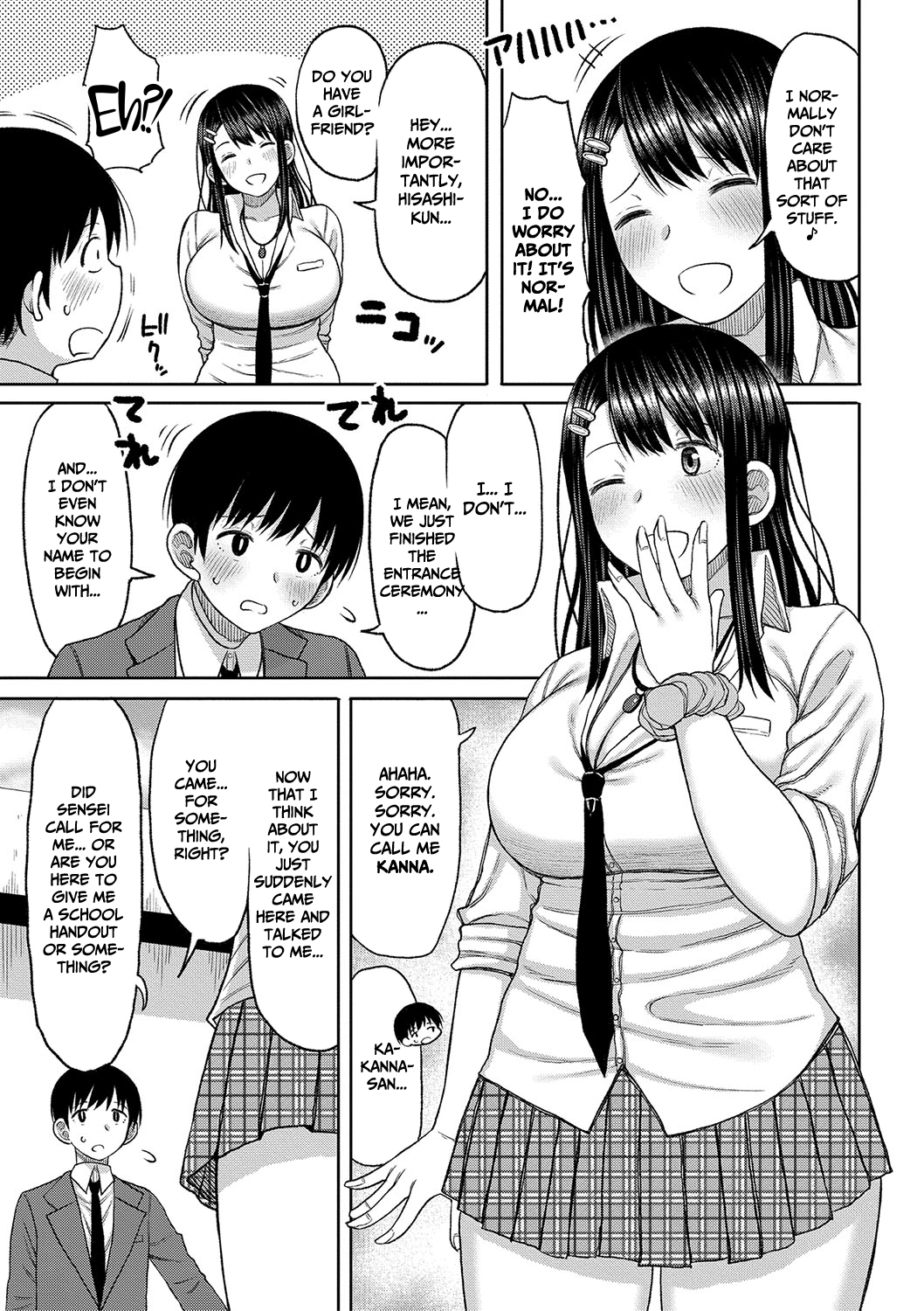 When I entered a co-ed school this year, I was the only guy – page 10