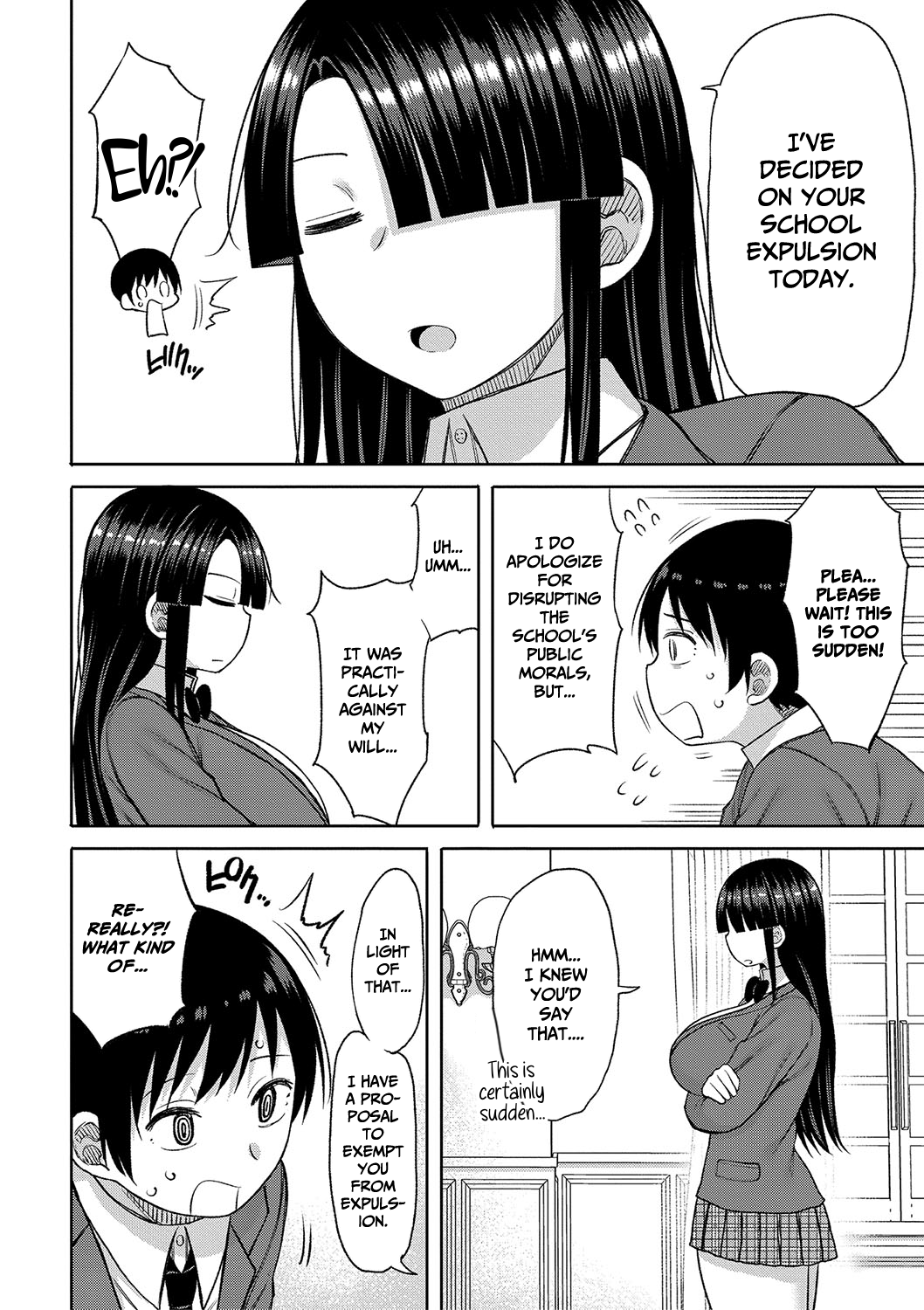 When I entered a co-ed school this year, I was the only guy – page 115