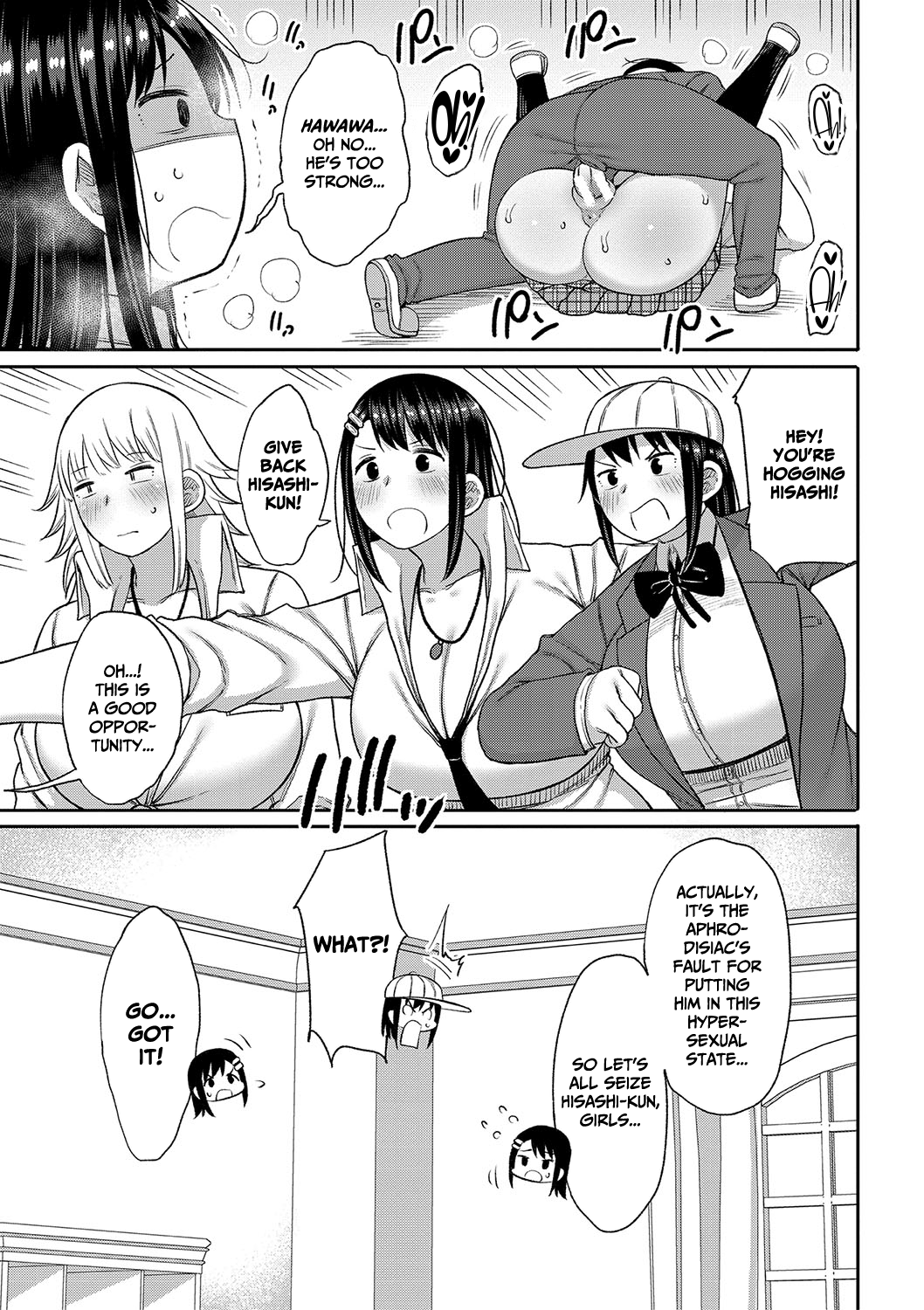 When I entered a co-ed school this year, I was the only guy – page 159