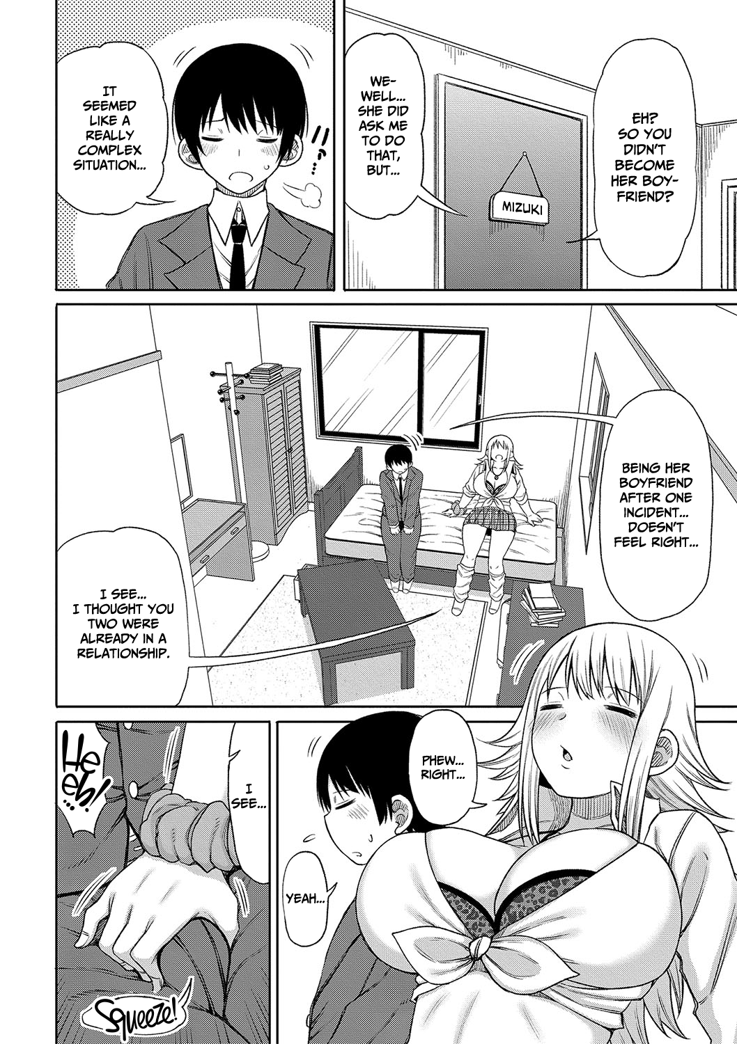 When I entered a co-ed school this year, I was the only guy – page 37