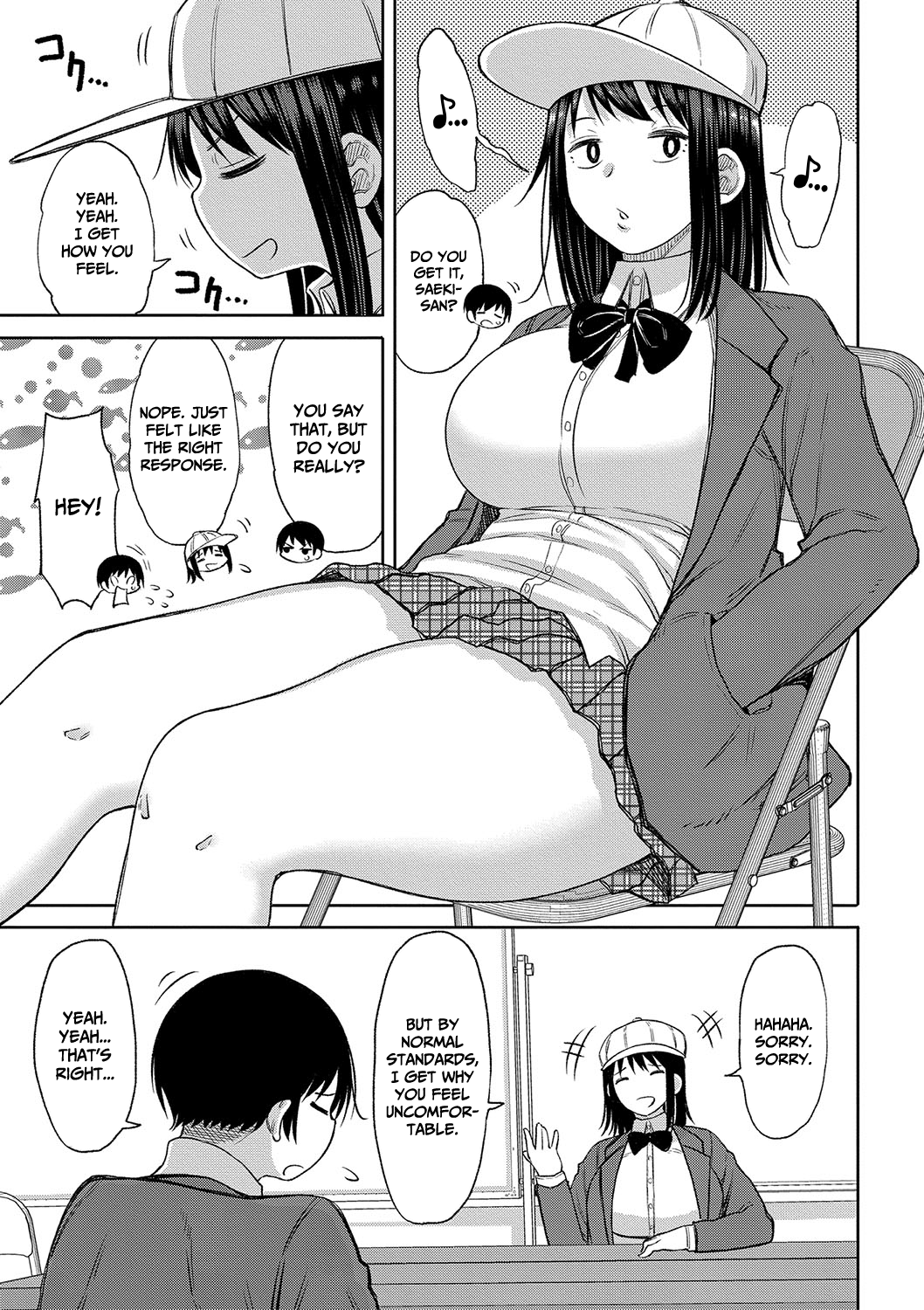 When I entered a co-ed school this year, I was the only guy – page 62
