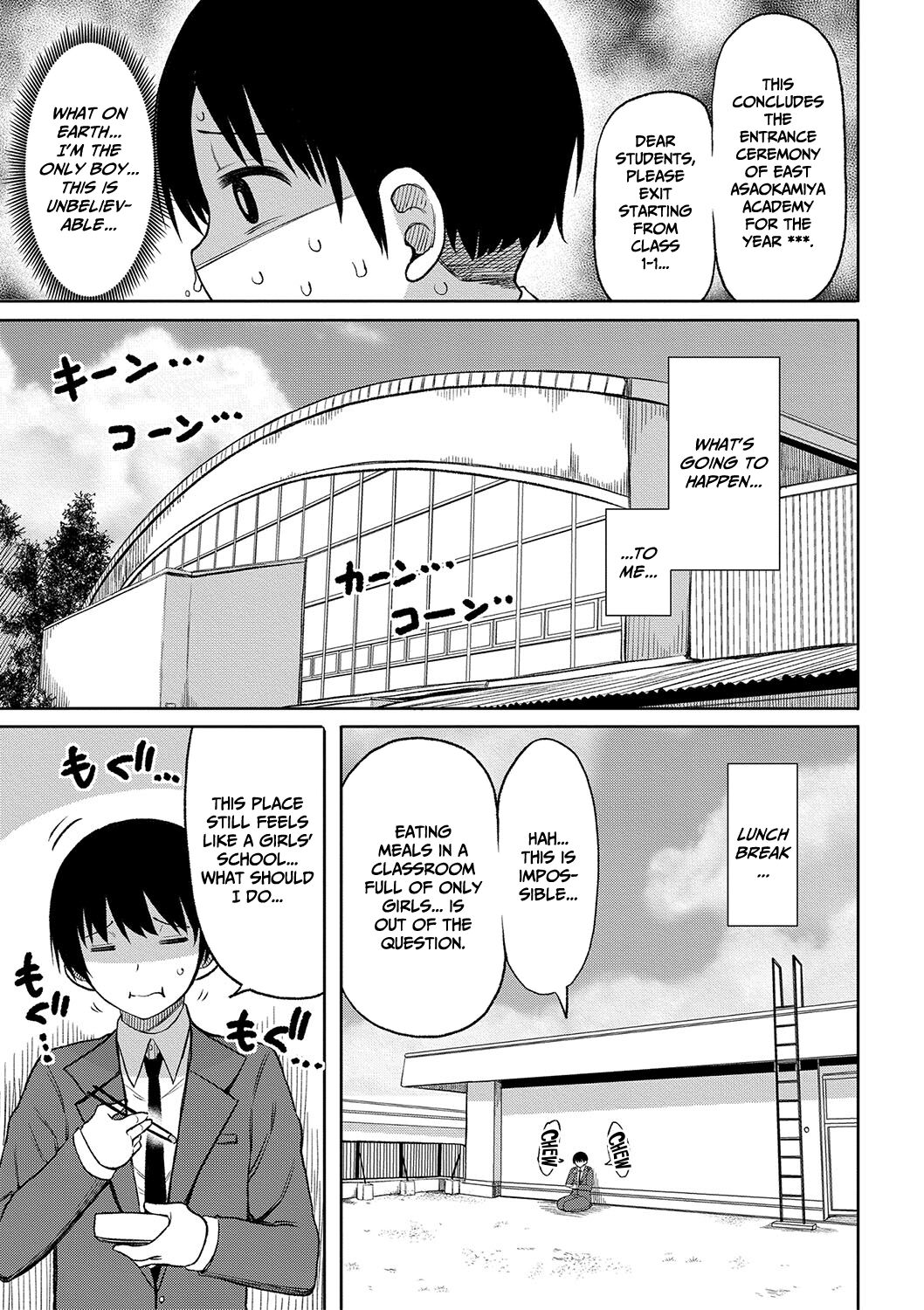 When I entered a co-ed school this year, I was the only guy – page 8