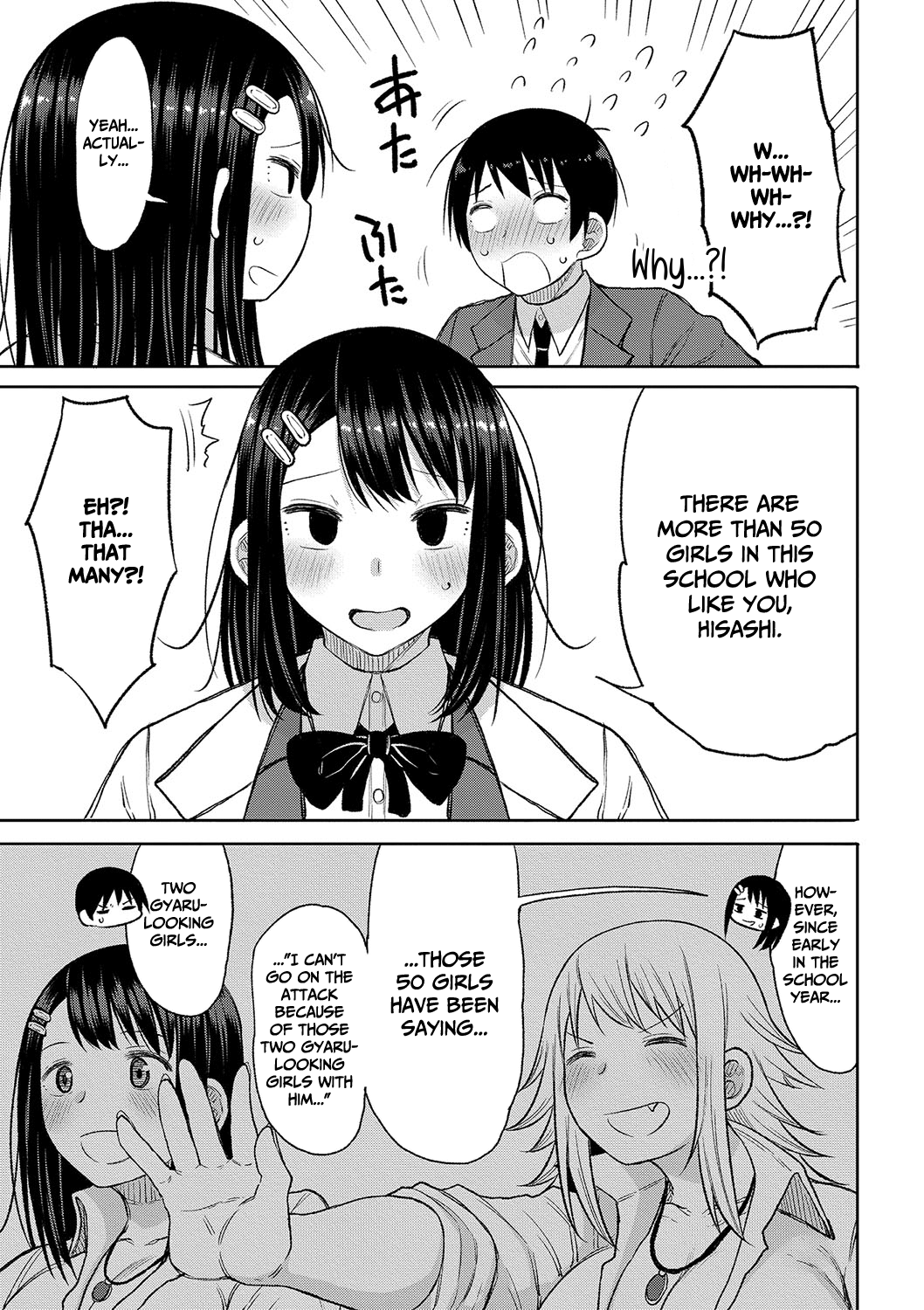 When I entered a co-ed school this year, I was the only guy – page 88