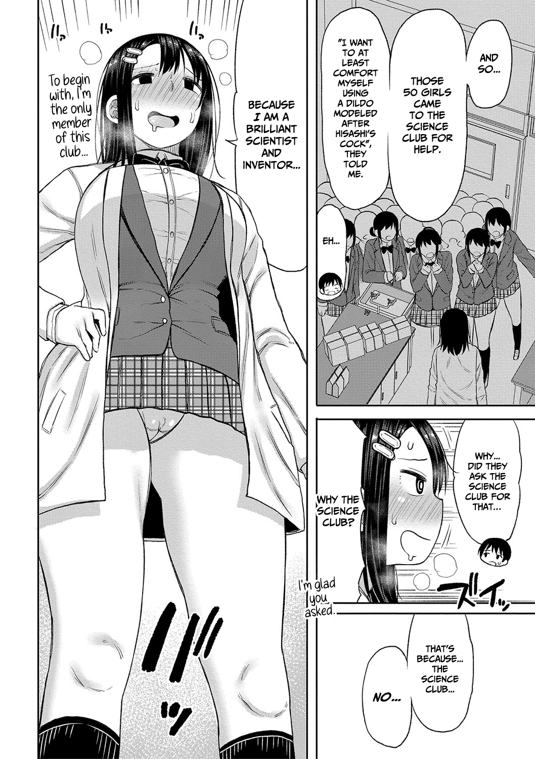 When I entered a co-ed school this year, I was the only guy – page 89