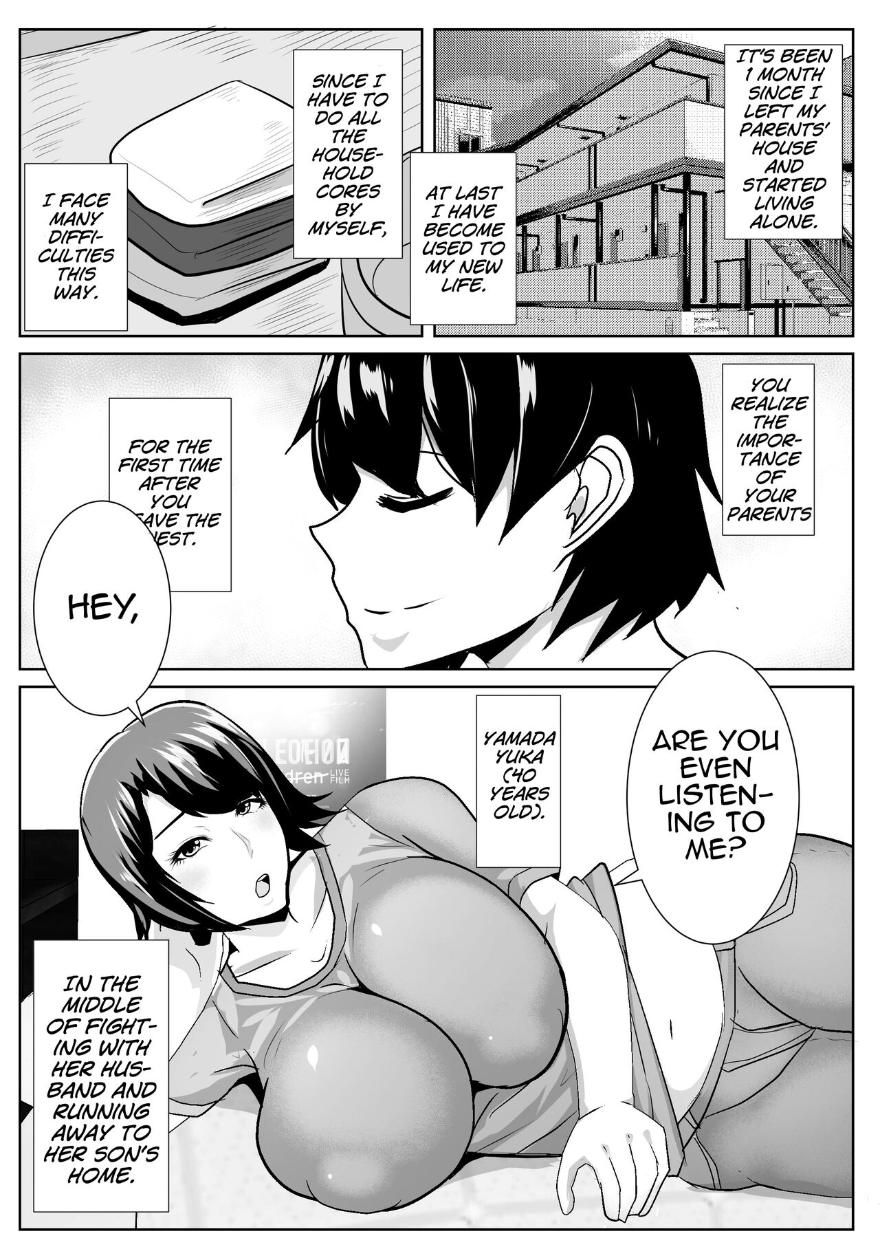 My Runaway Mom is Way Too Erotic [Akikan] 1 . My Runaway Mom is Way Too Erotic - Chapter 1 [Akikan] – page 3