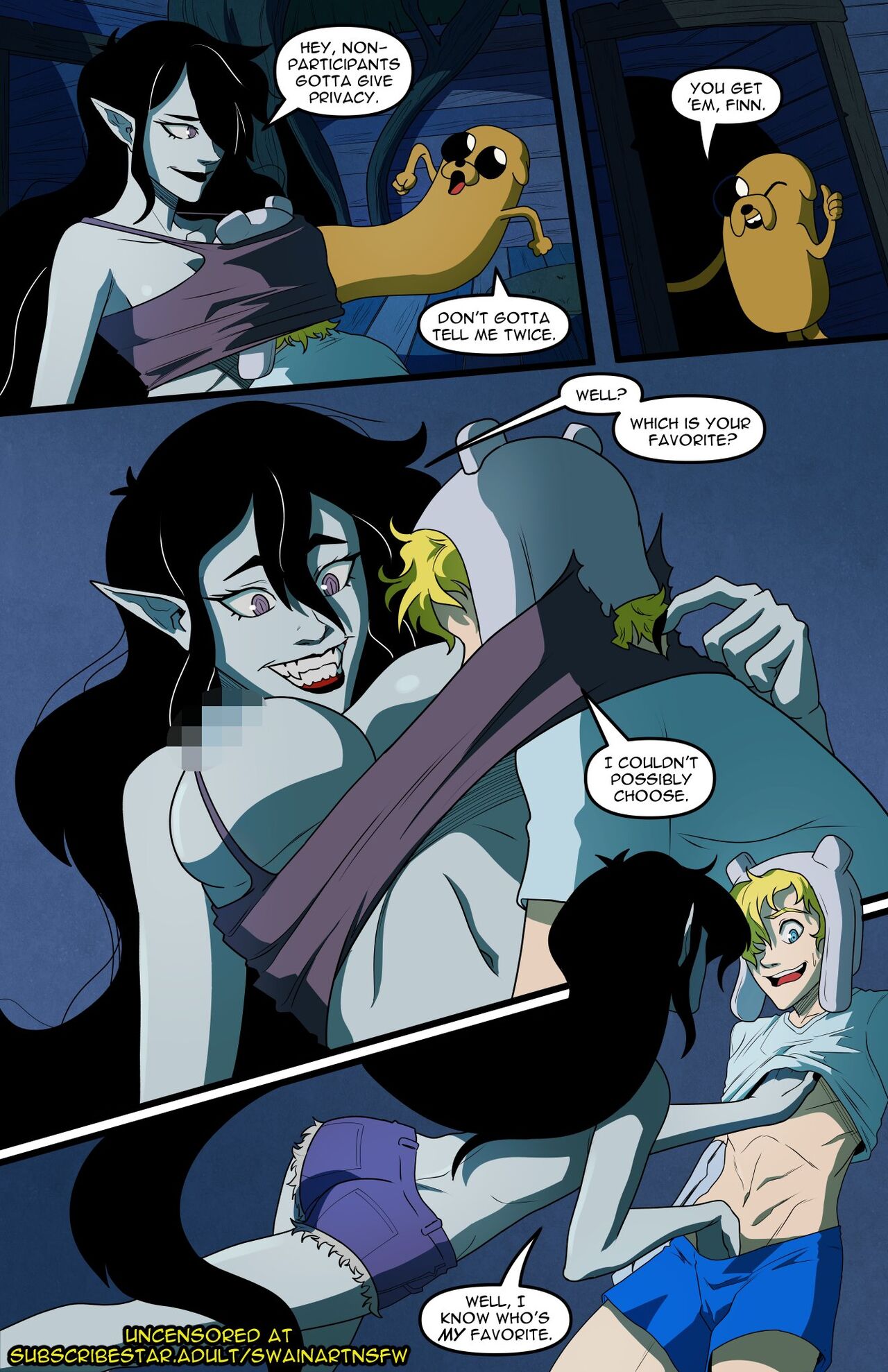 When PB is Away, Marcy will Play (Adventure Time) [Swain Art] 1 . When PB is Away, Marcy will Play - Chapter 1 (Adventure Time) [Swain Art] – page 5