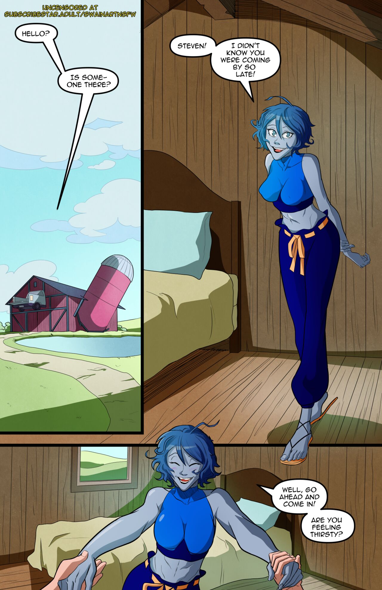 Lapis Lazuli and This Guy, Steven (Steven Universe) [Swain Art] 1 . Lapis Lazuli and This Guy, Steven - Chapter 1 (Steven Universe) [Swain Art] – page 2
