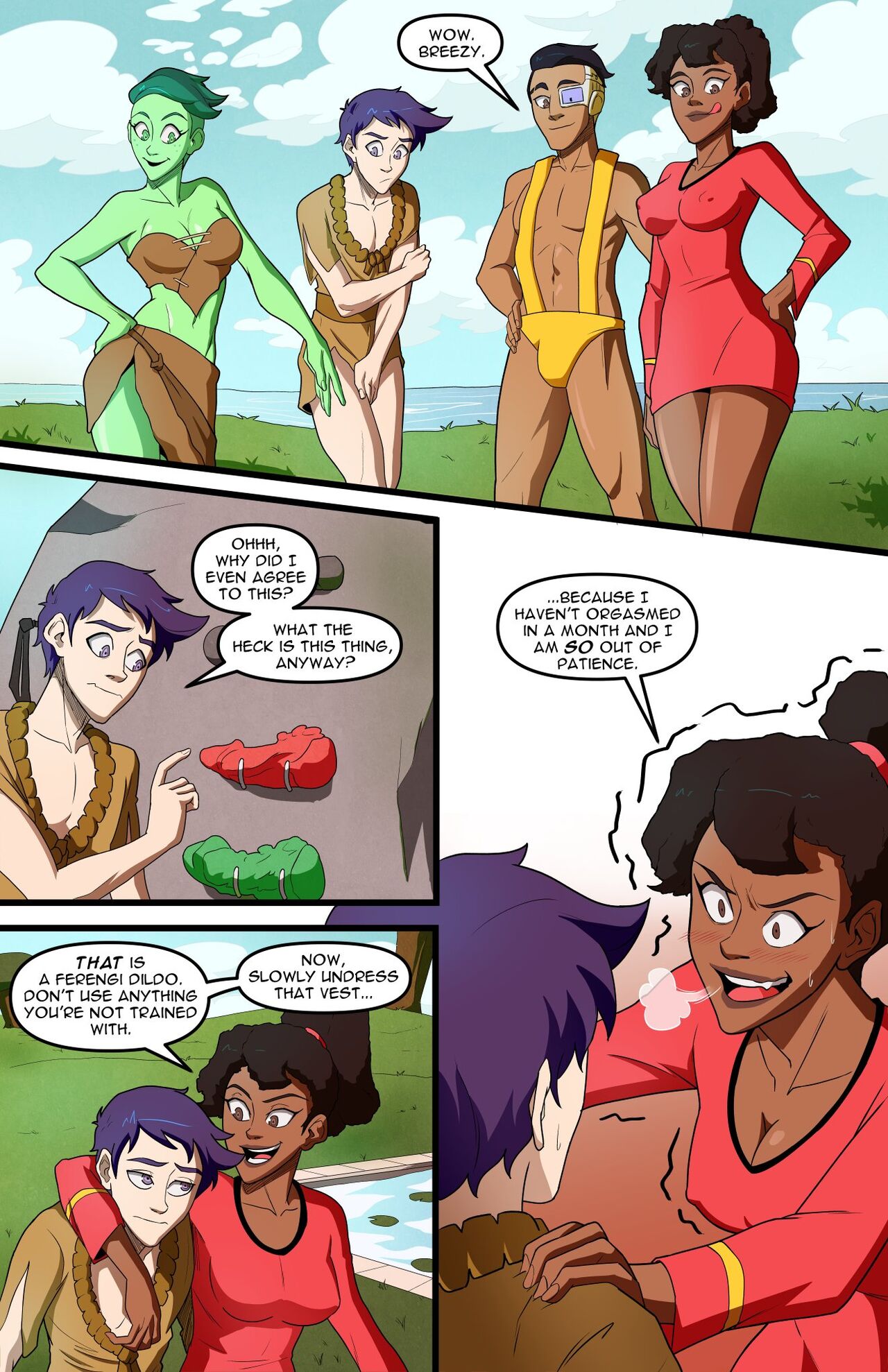 Orgy Simulation (Star Trek: Lower Decks) [Swain Art] 1 . Orgy Simulation - Chapter 1 (Star Trek: Lower Decks) [Swain Art] – page 3