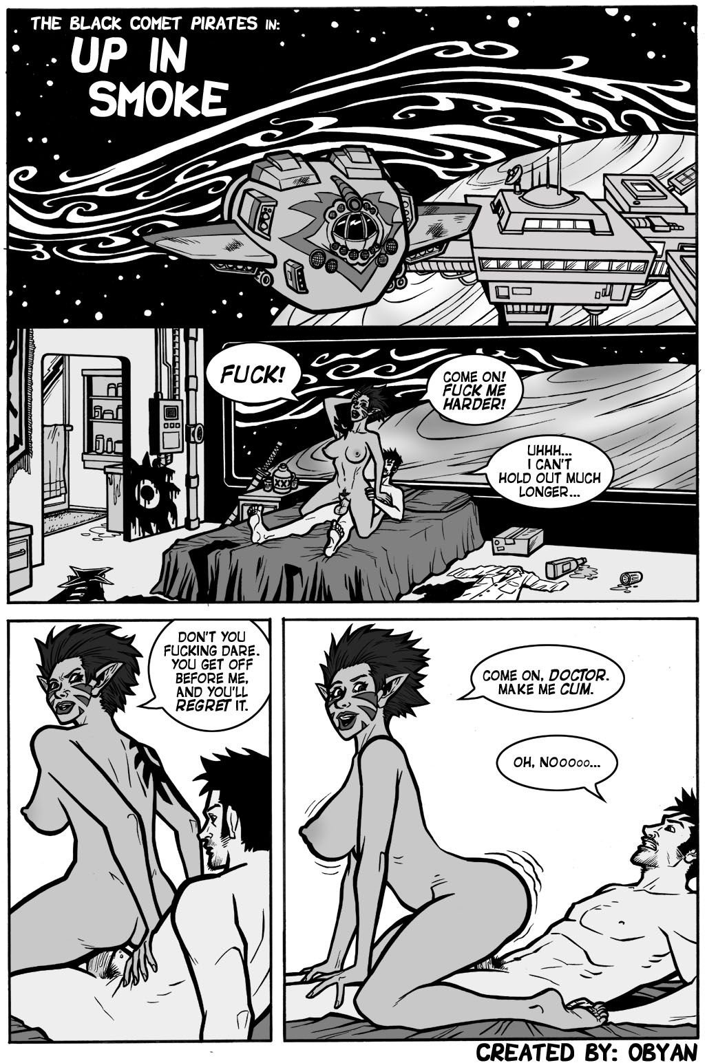 Black Comet Pirates [Obyan] 2 . Black Comet Pirates - Up In Smoke - Chapter 2 [Obyan] – page 1