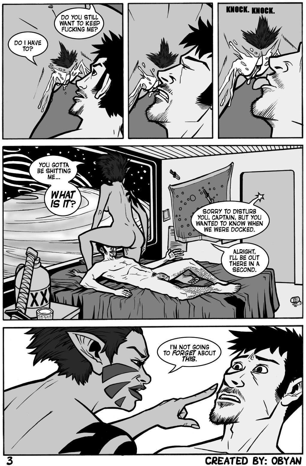 Black Comet Pirates [Obyan] 2 . Black Comet Pirates - Up In Smoke - Chapter 2 [Obyan] – page 3