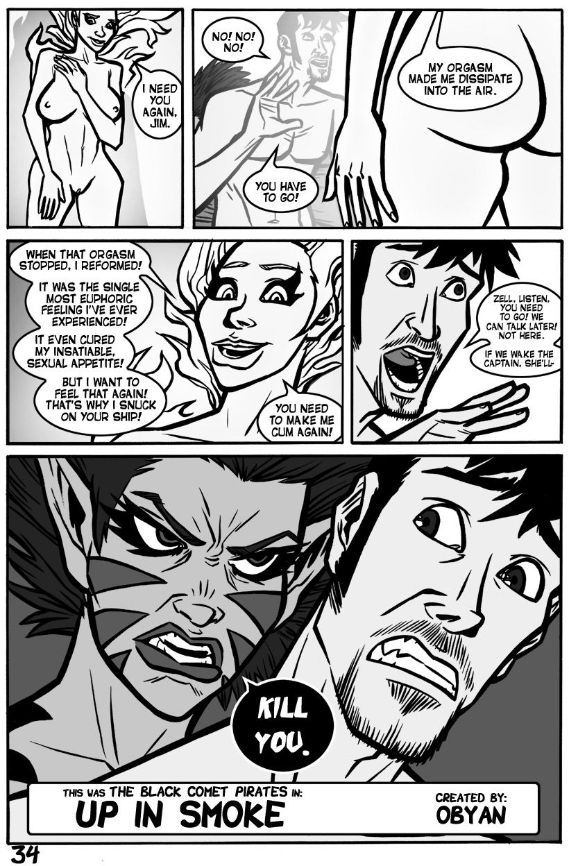 Black Comet Pirates [Obyan] 2 . Black Comet Pirates - Up In Smoke - Chapter 2 [Obyan] – page 34
