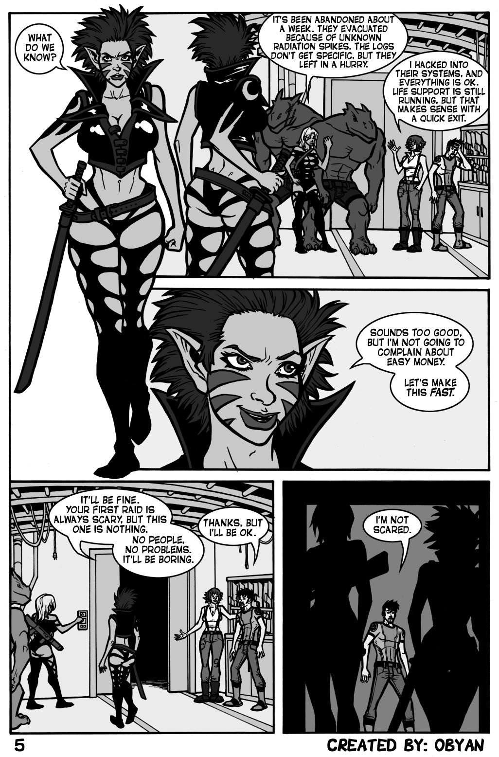 Black Comet Pirates [Obyan] 2 . Black Comet Pirates - Up In Smoke - Chapter 2 [Obyan] – page 5