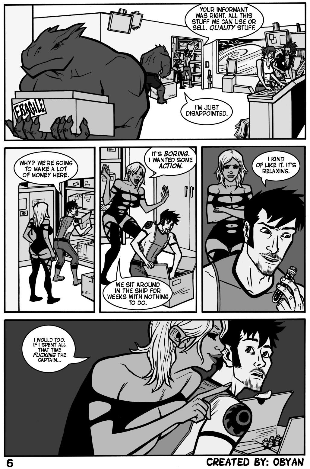 Black Comet Pirates [Obyan] 2 . Black Comet Pirates - Up In Smoke - Chapter 2 [Obyan] – page 6