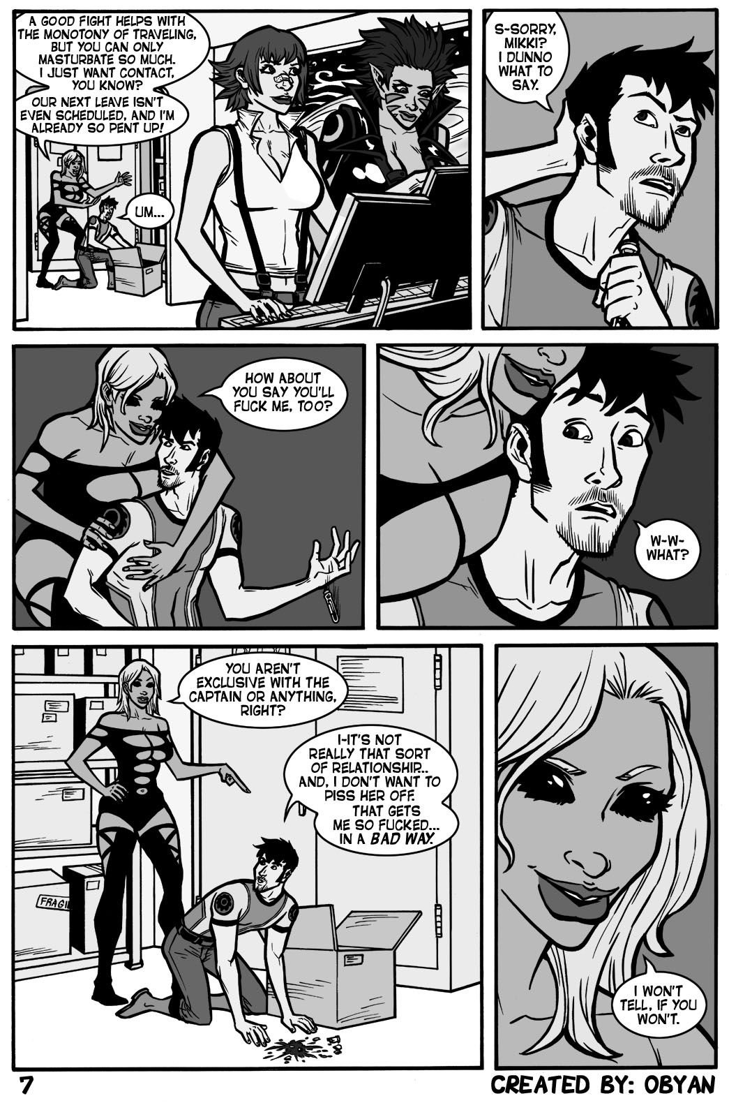 Black Comet Pirates [Obyan] 2 . Black Comet Pirates - Up In Smoke - Chapter 2 [Obyan] – page 7