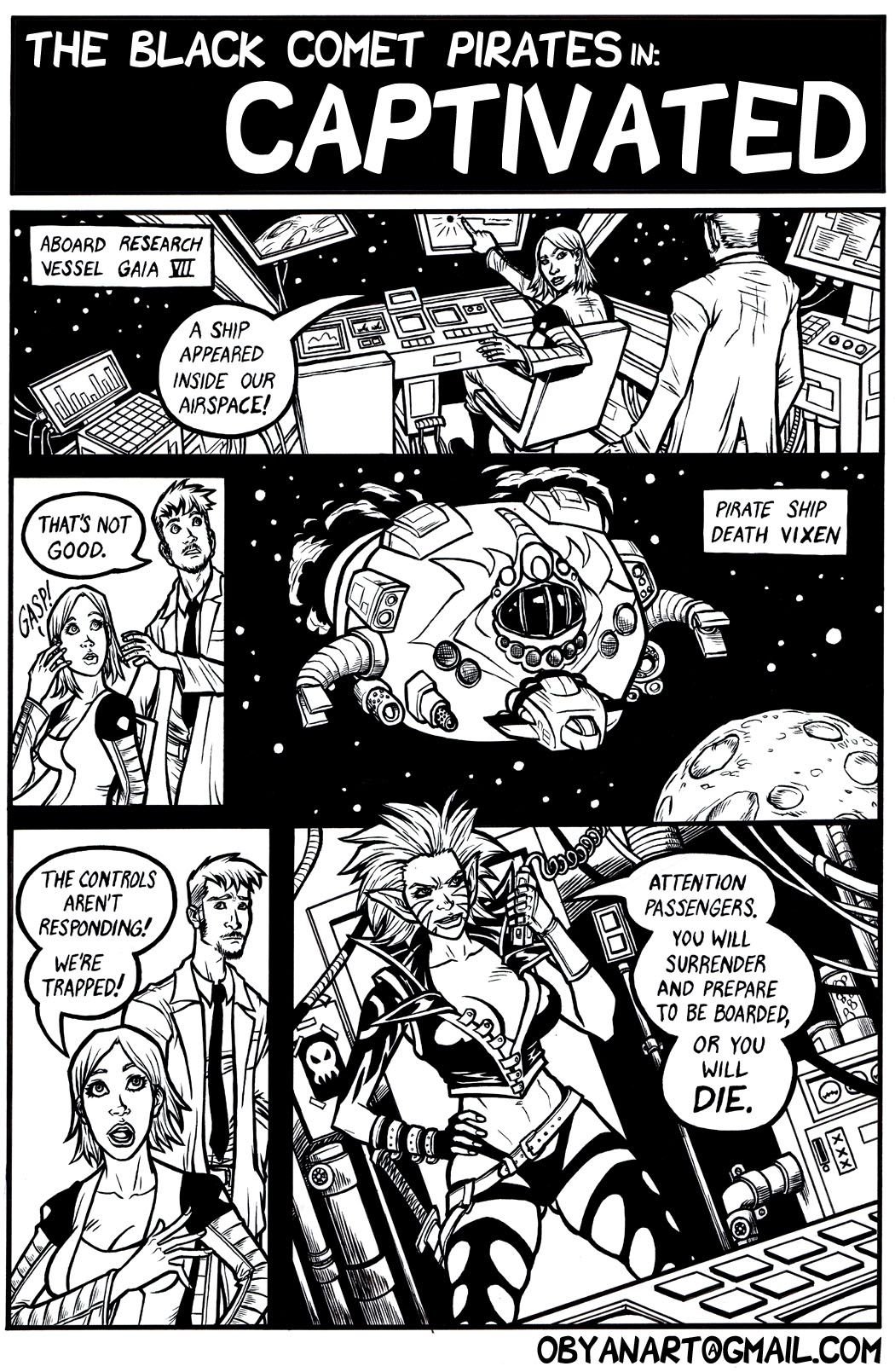 Black Comet Pirates [Obyan] 1 . Black Comet Pirates - Captivated - Chapter 1 [Obyan] – page 1