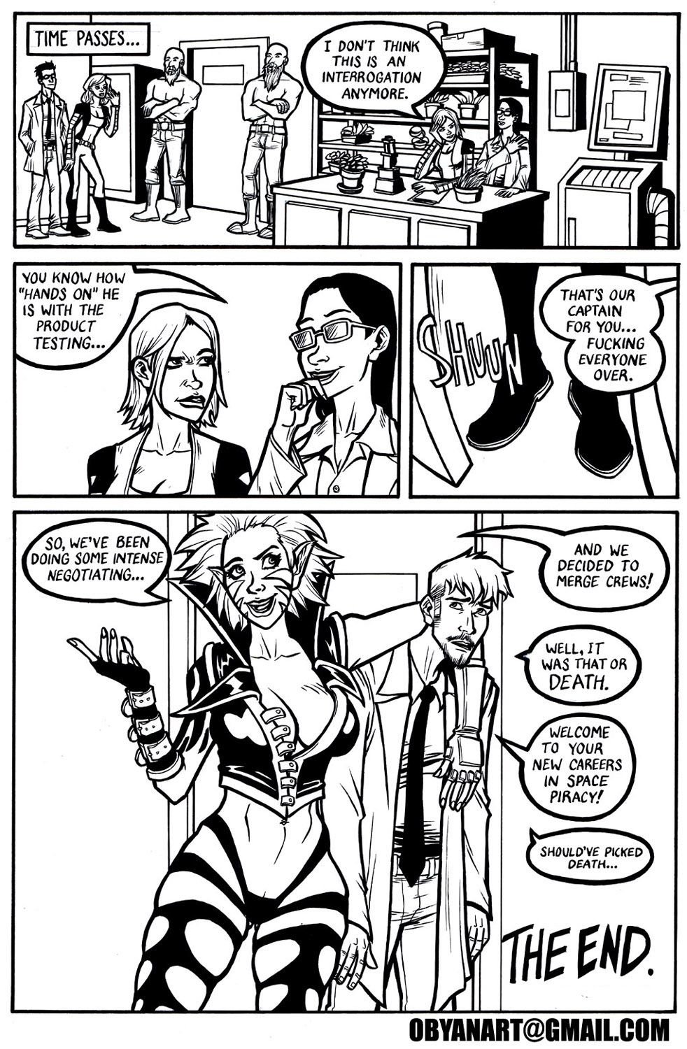 Black Comet Pirates [Obyan] 1 . Black Comet Pirates - Captivated - Chapter 1 [Obyan] – page 12
