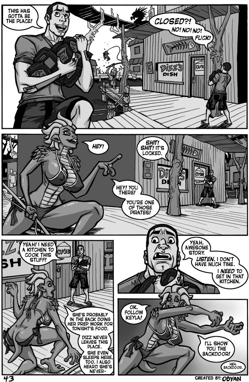 Black Comet Pirates [Obyan] 4 . Black Comet Pirates - Just Desserts - Chapter 4 [Obyan] – page 44