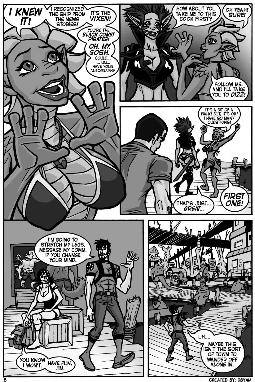 Black Comet Pirates [Obyan] 4 . Black Comet Pirates - Just Desserts - Chapter 4 [Obyan] – page 9