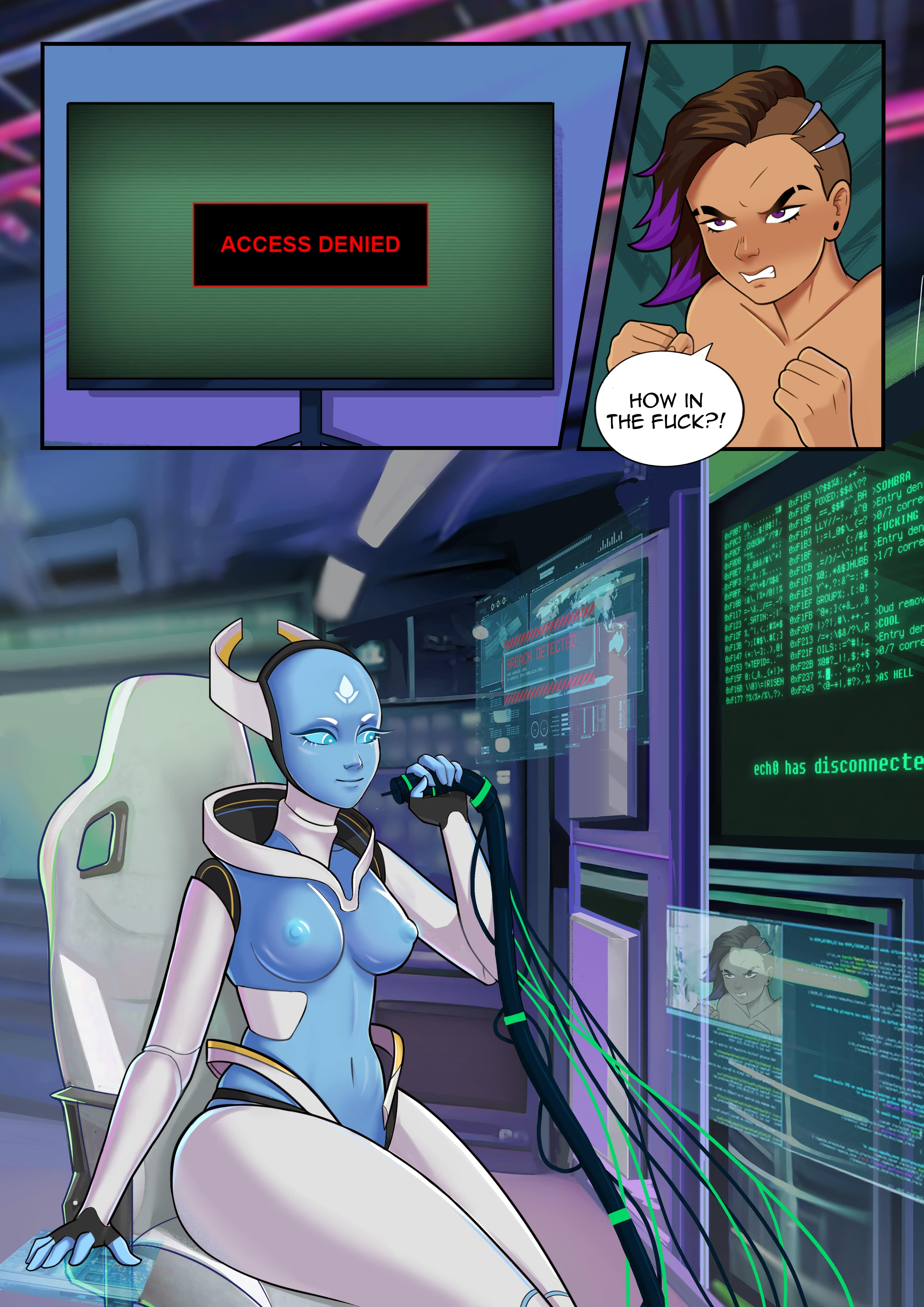 Sombra: Digital Footprint (Overwatch) [Young &amp; Naughty] 1 . Sombra: Digital Footprint - Chapter 1 (Overwatch) [Young & Naughty] – page 20