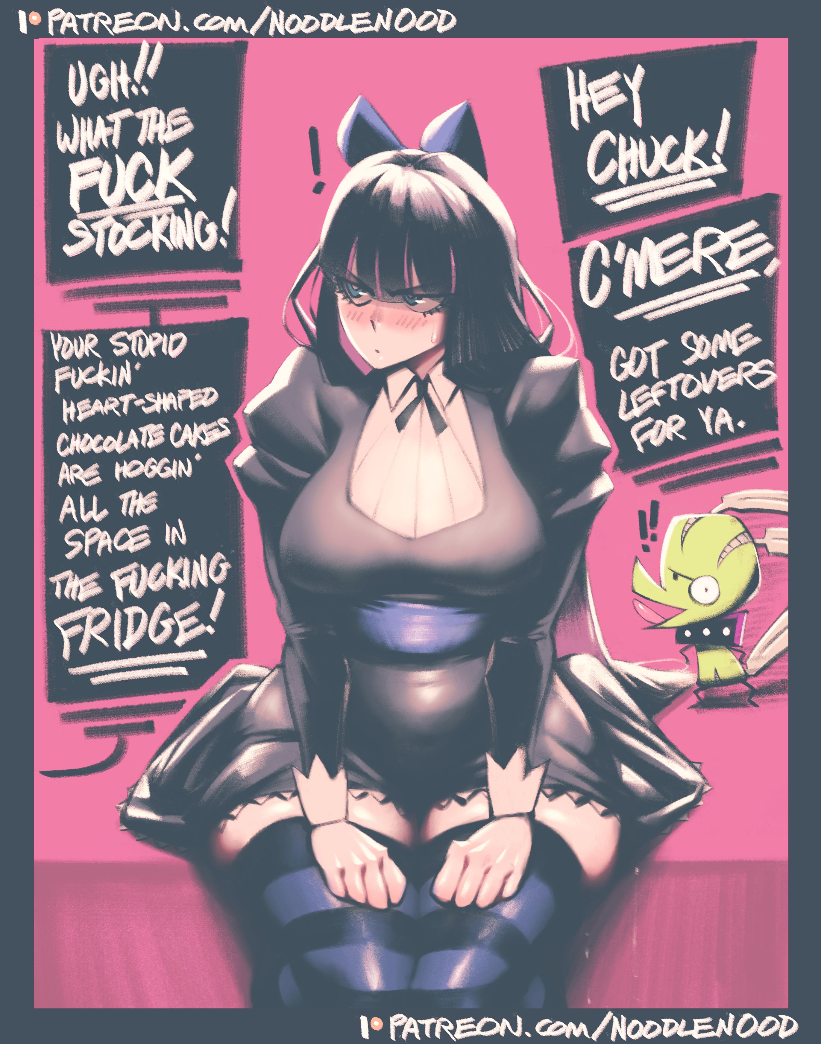 Stocking Set (Panty And Stocking With Garterbelt) [Noodlenood] 1 . Stocking Set - Chapter 1 (Panty And Stocking With Garterbelt) [Noodlehood] – page 1