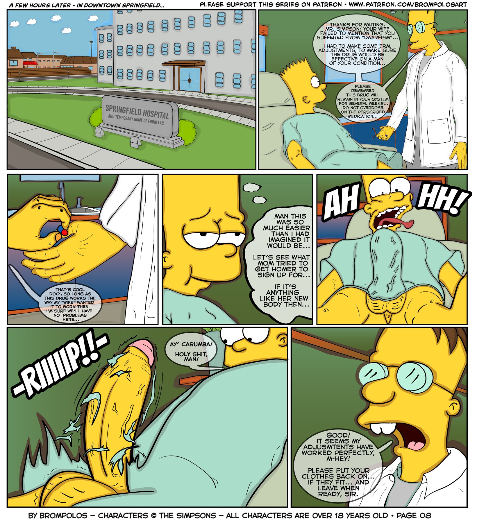 The Sexensteins (The Simpsons) [Brompolos] 0 . The Sexensteins - OLD Version (The Simpsons) [Brompolos] – page 11