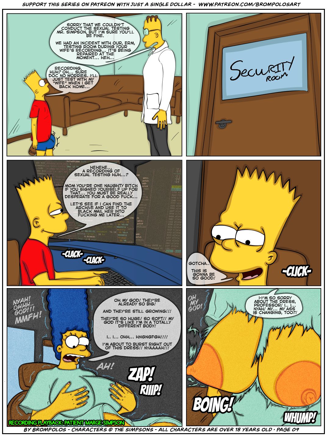 The Sexensteins (The Simpsons) [Brompolos] 0 . The Sexensteins - OLD Version (The Simpsons) [Brompolos] – page 12