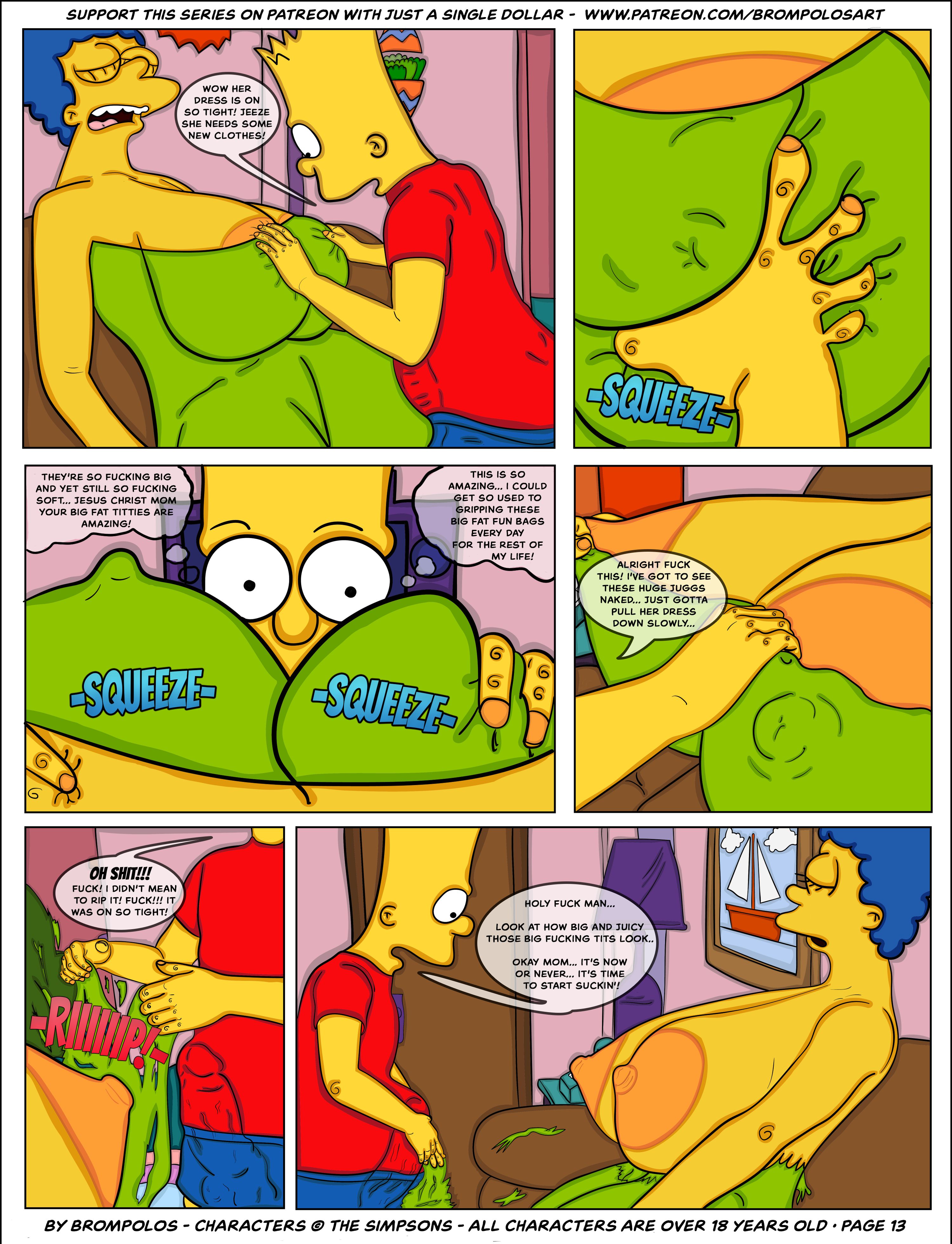 The Sexensteins (The Simpsons) [Brompolos] 0 . The Sexensteins - OLD Version (The Simpsons) [Brompolos] – page 16